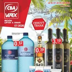 CBA Verex leták - náhľad letáku platný od 16.07.2026