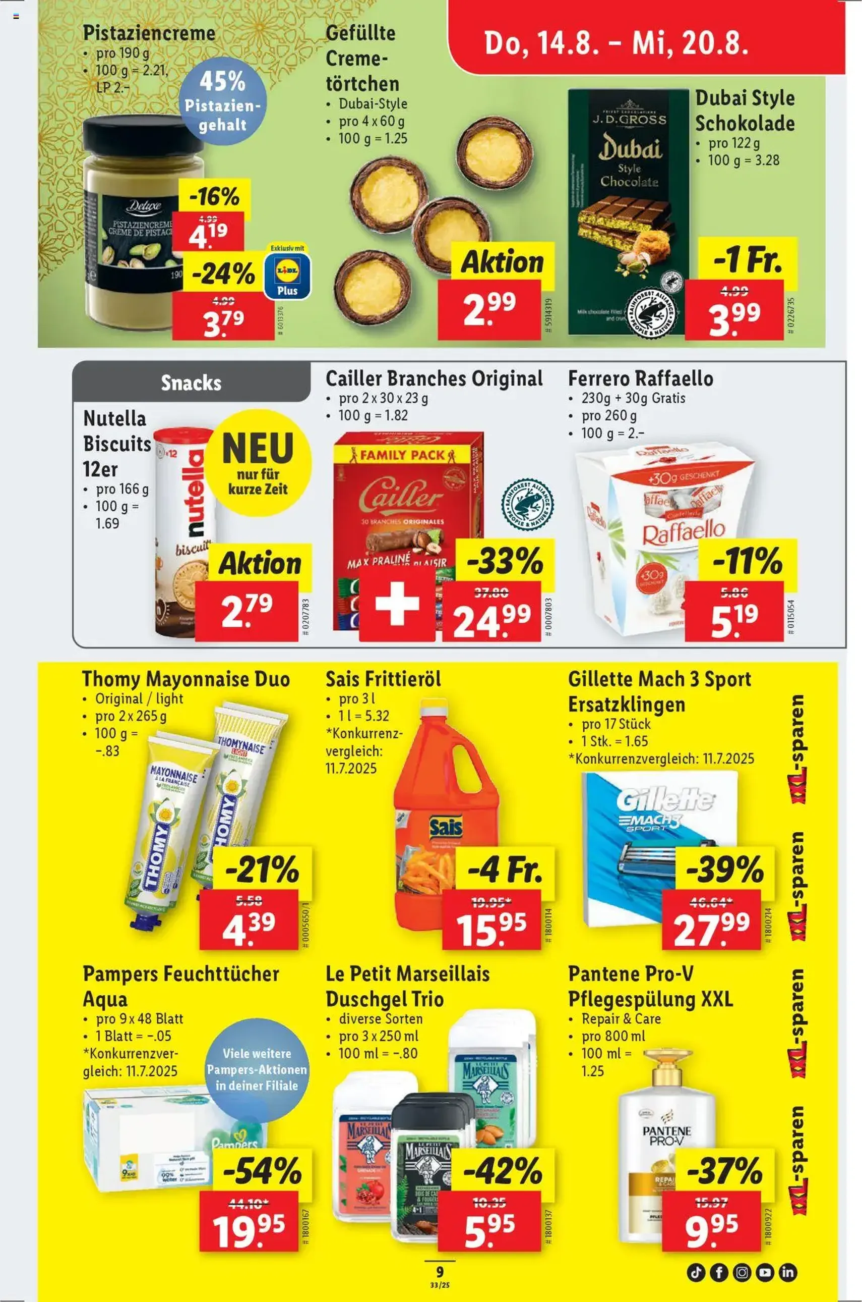 Lidl Aktionen - Gültiger Prospekt ab 14.08.2025, Seite 11 von insgesamt 34
