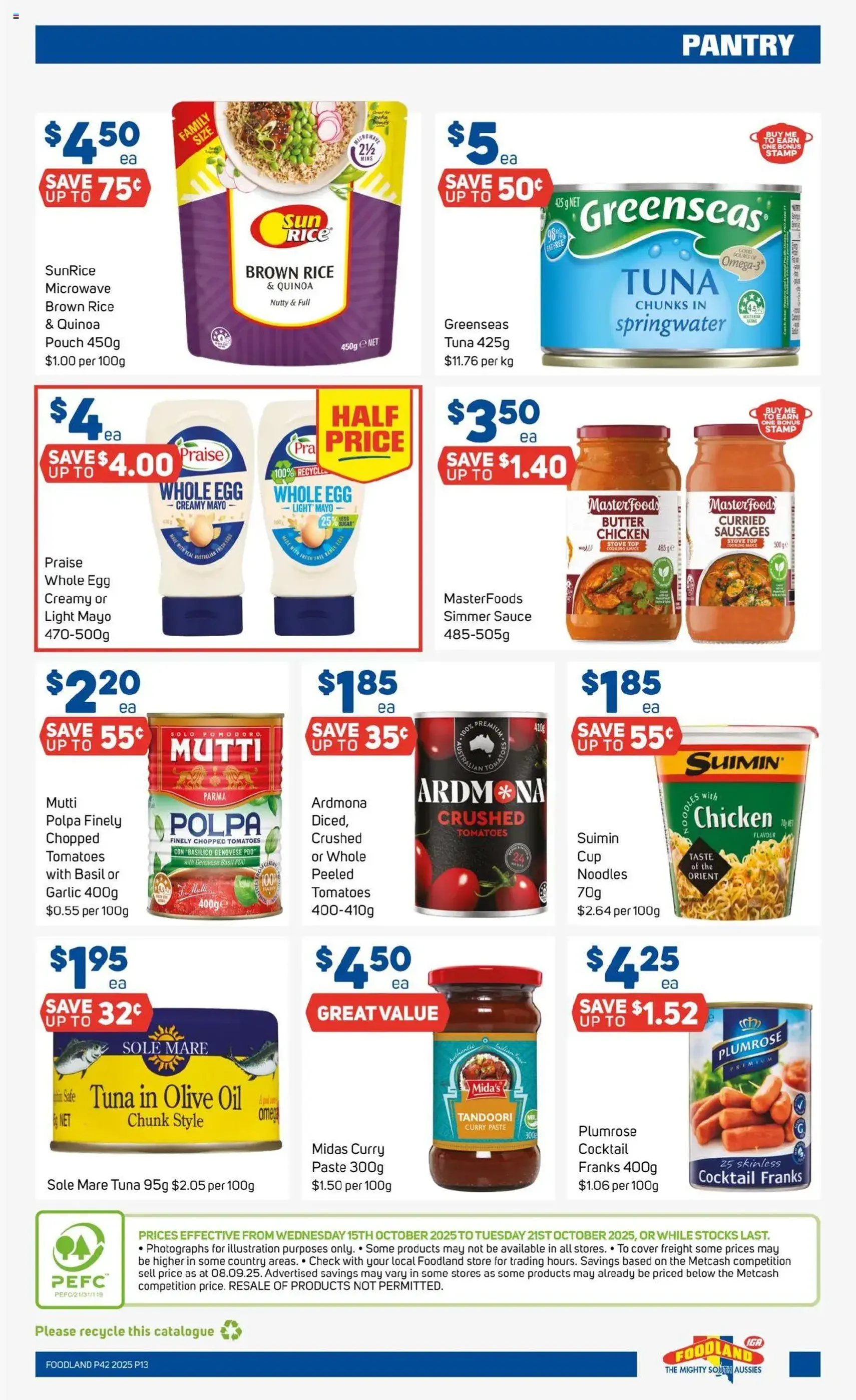 Foodland Catalogue - valid flyer from 15/10/2025, page 13 of 37 Foodland Catalogue - valid flyer from 15/10/2025, page 13 of 37