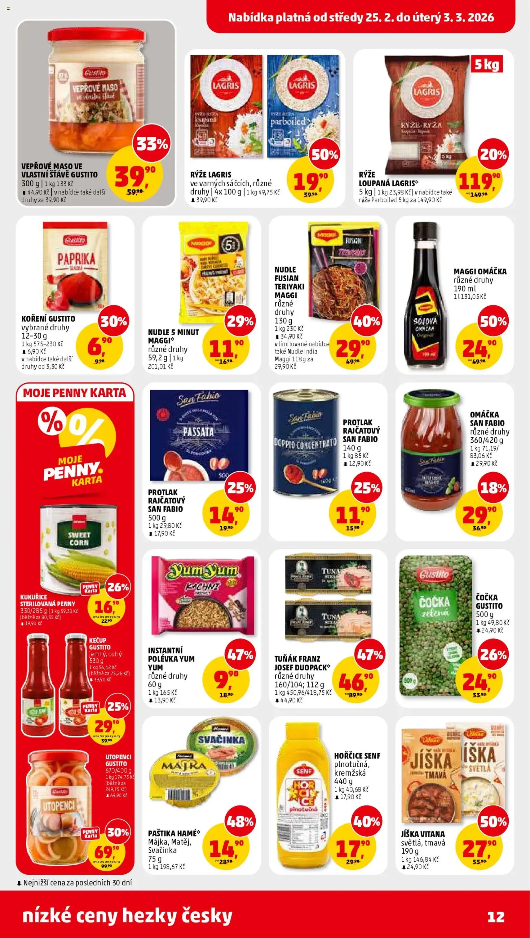 Penny Market leták - platný leták od 25.02.2026 strana 12 z 32