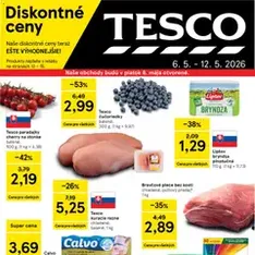 Tesco Hypermarket - leták - náhľad letáku platný od 06.05.2026