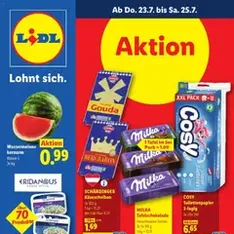 Lidl - Flugblatt - Prospekt Vorschau gültig ab 23.07.2026
