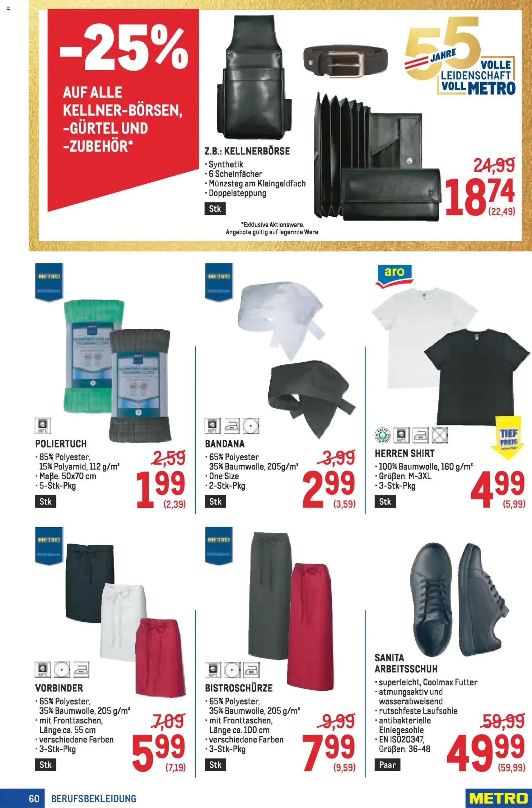 Metro angebote Profi - Gültiger Prospekt ab 19.02.2026, Seite 60 von insgesamt 64