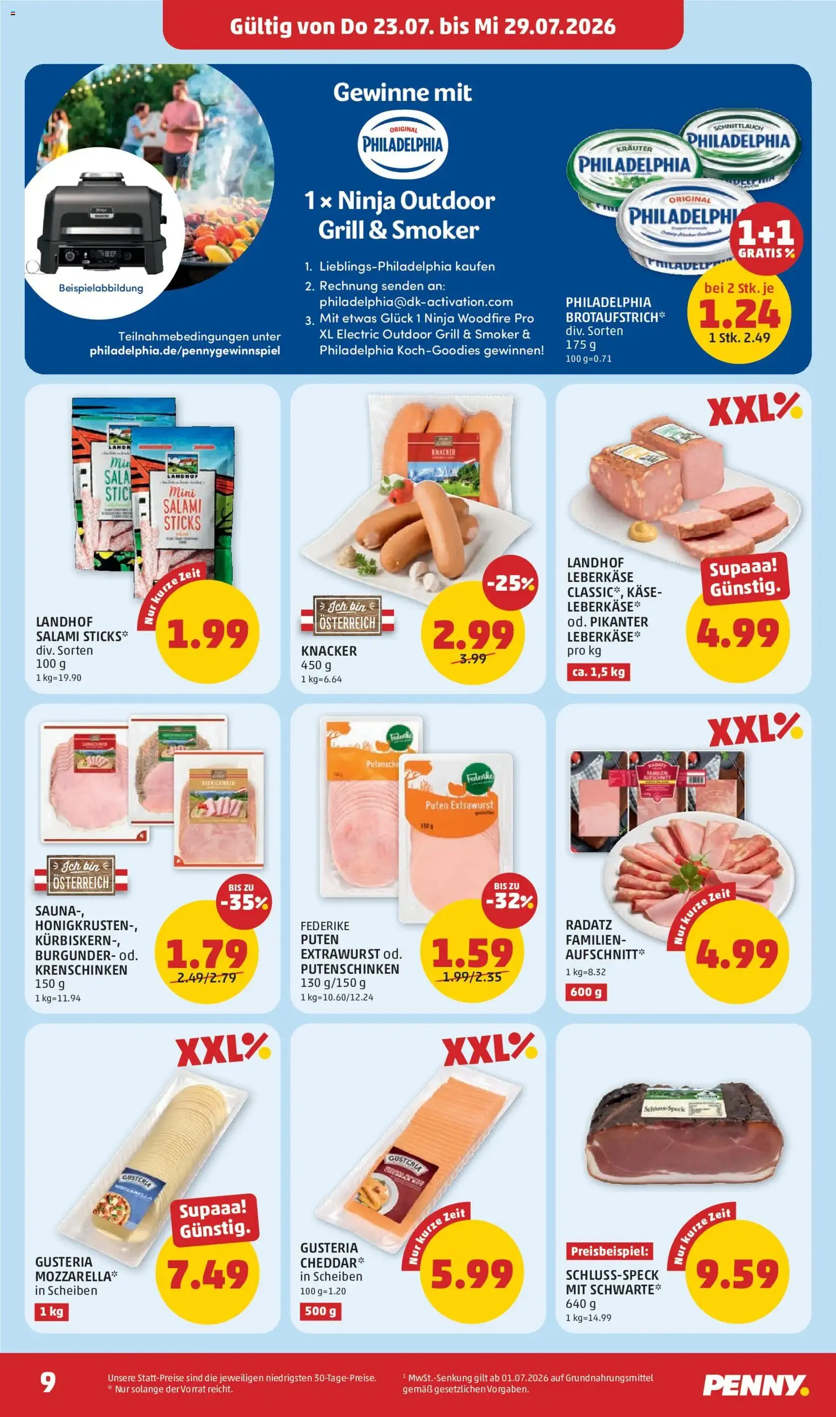 Penny Markt Flugblatt - Gültiger Prospekt ab 23.07.2026, Seite 9 von insgesamt 28