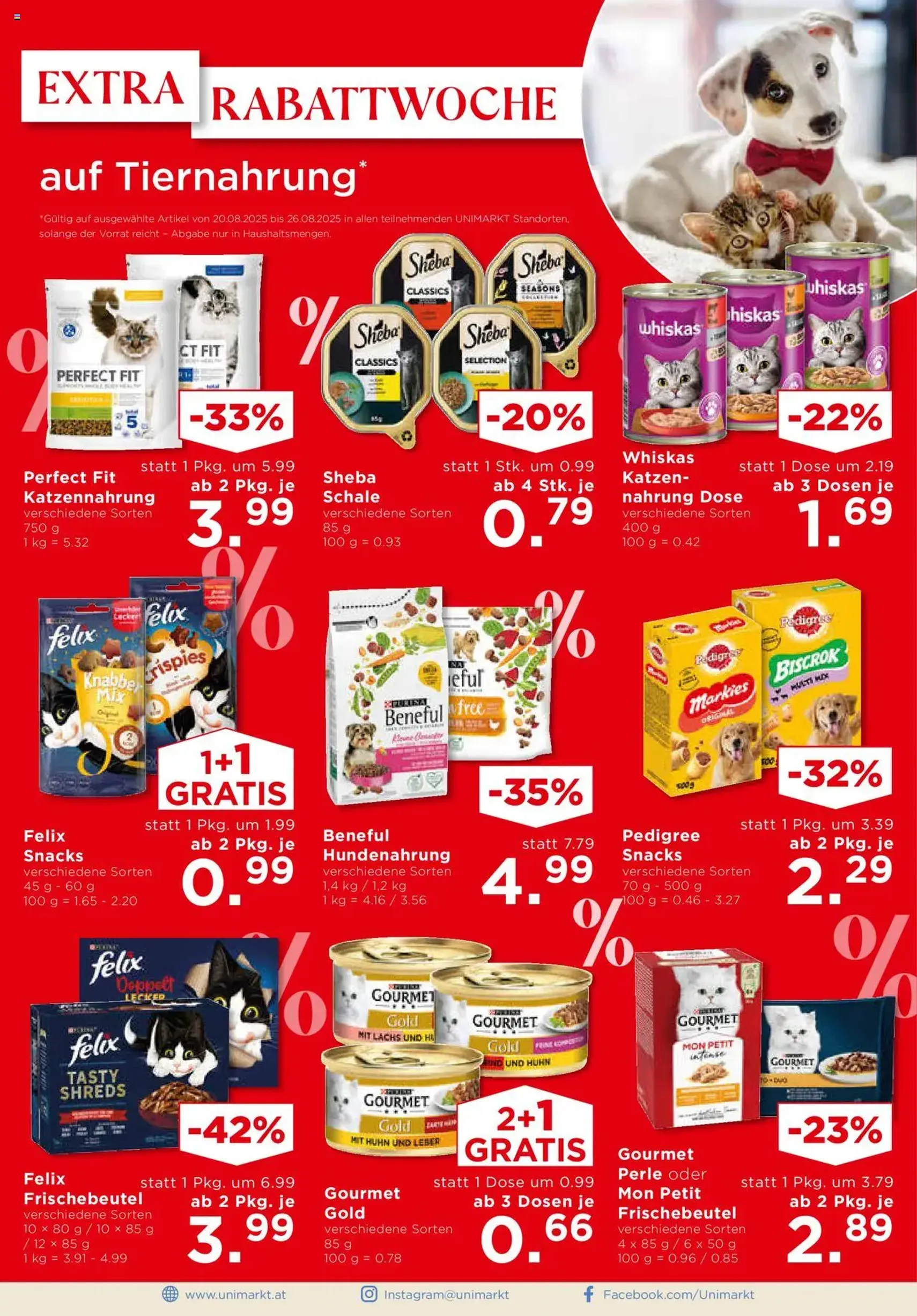 Unimarkt Flugblatt - Gültiger Prospekt ab 20.08.2025, Seite 2 von insgesamt 16 Unimarkt Flugblatt - Gültiger Prospekt ab 20.08.2025, Seite 2 von insgesamt 16