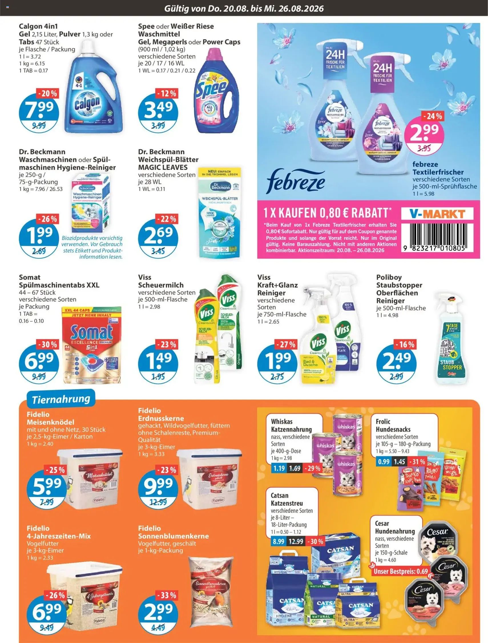 V-Markt Angebote - Gültiger Prospekt ab 20.08.2026, Seite 11 von insgesamt 26