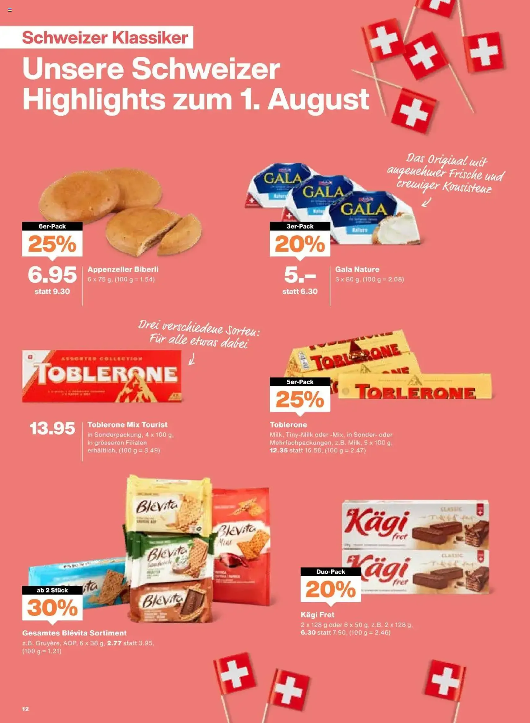 Migros Aktionen - Gültiger Prospekt ab 29.07.2025, Seite 12 von insgesamt 20