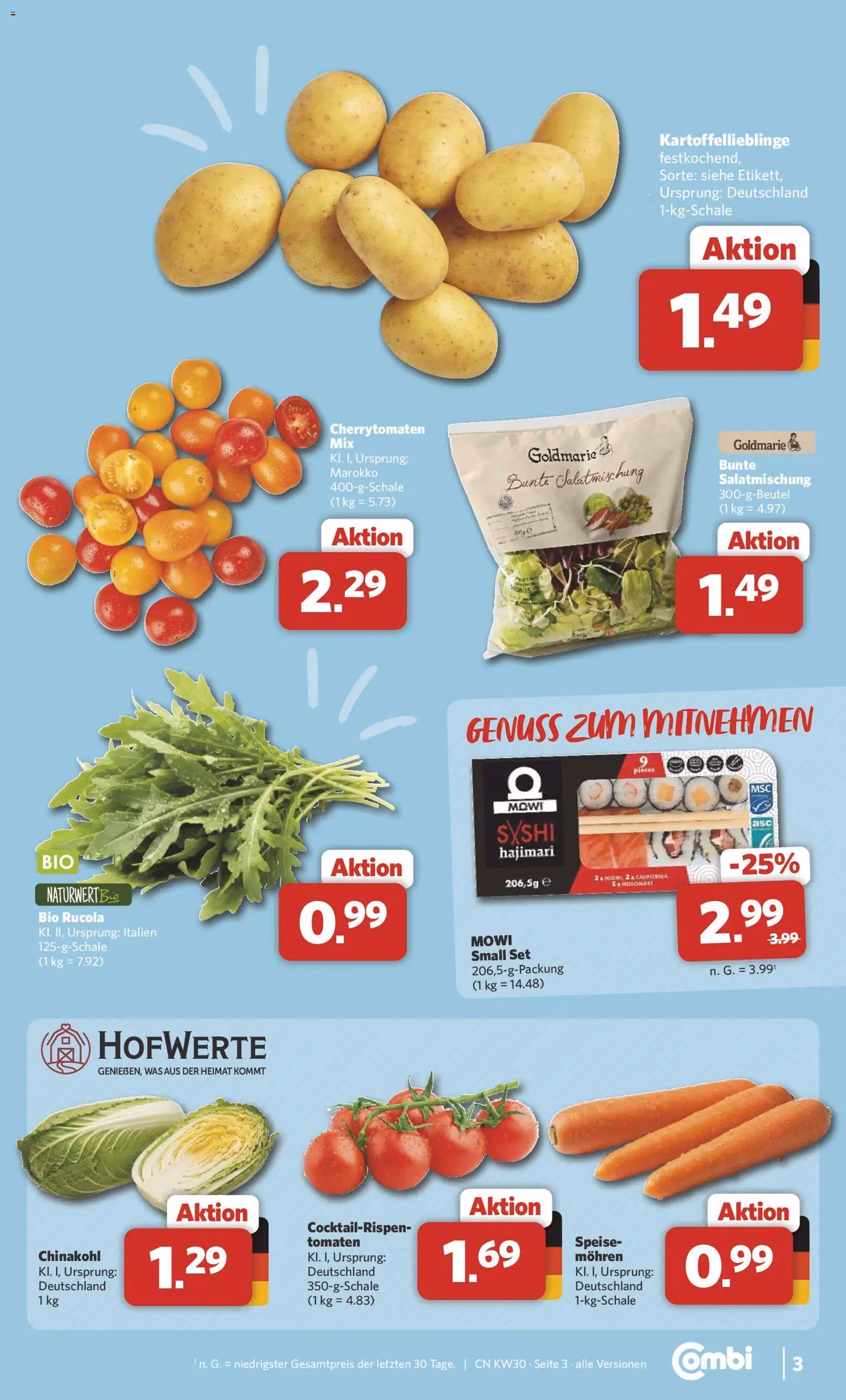 Combi Prospekt - Gültiger Prospekt ab 20.07.2026, Seite 3 von insgesamt 42