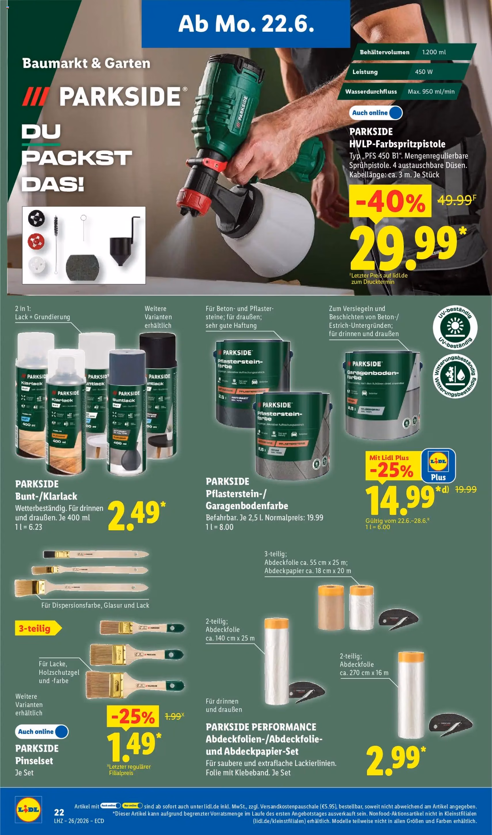 Lidl Prospekt - Gültiger Prospekt ab 22.06.2026, Seite 42 von insgesamt 70