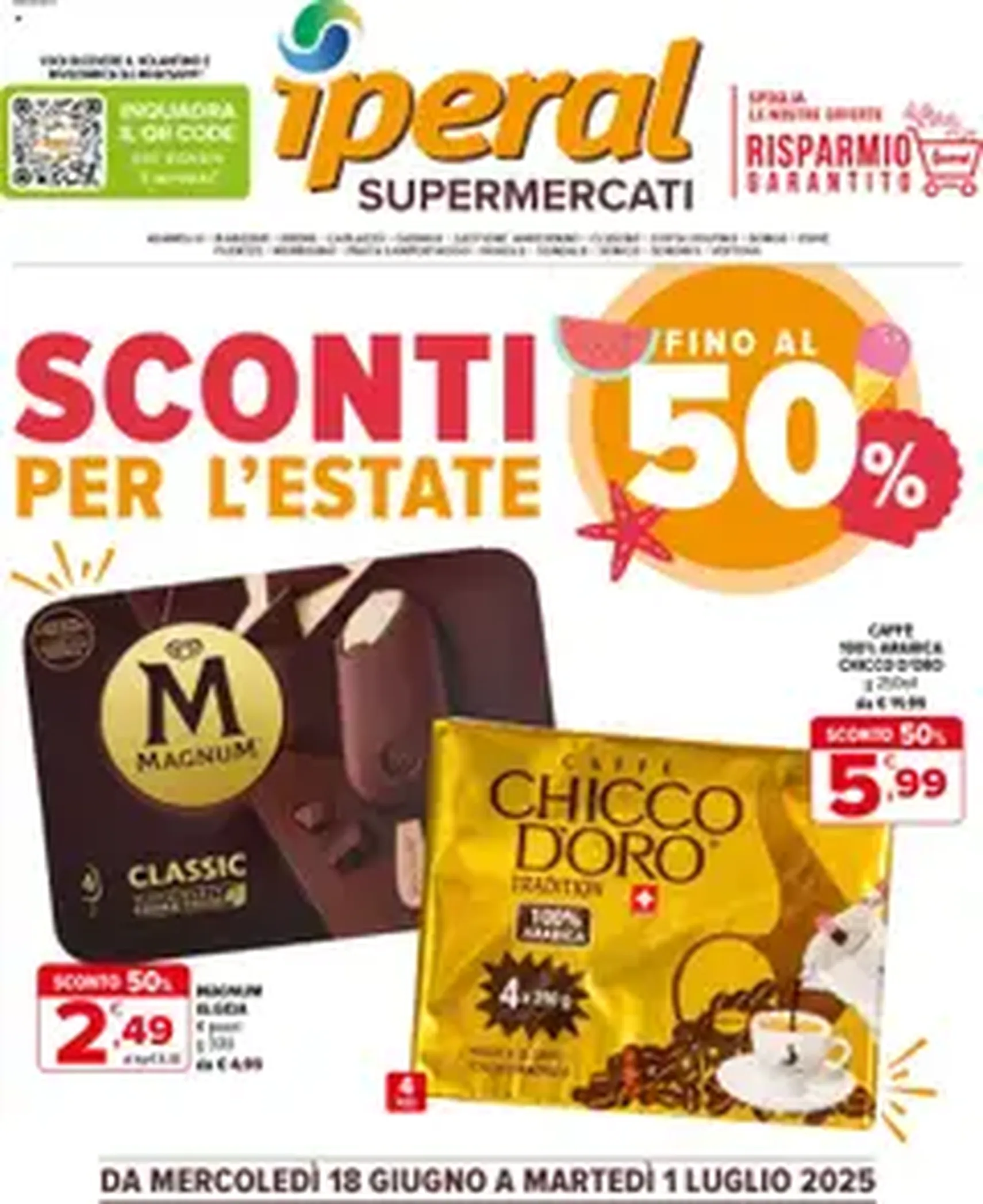 Volantino Iperal - volantino valido dal 18/06/2025 pagina 1 di 1