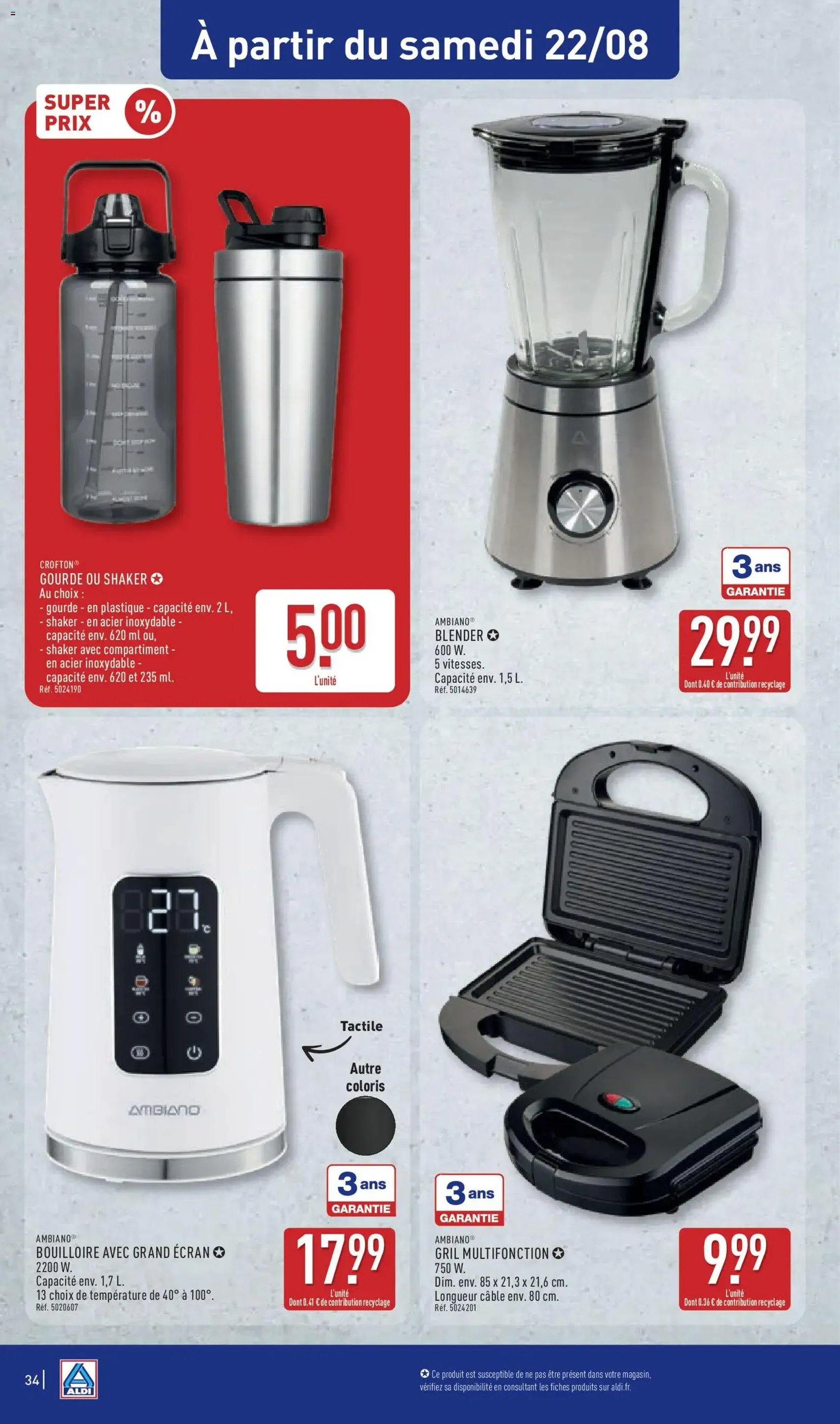 Aldi catalogue - brochure valable à partir du 18/08/2026, page 36 sur 45