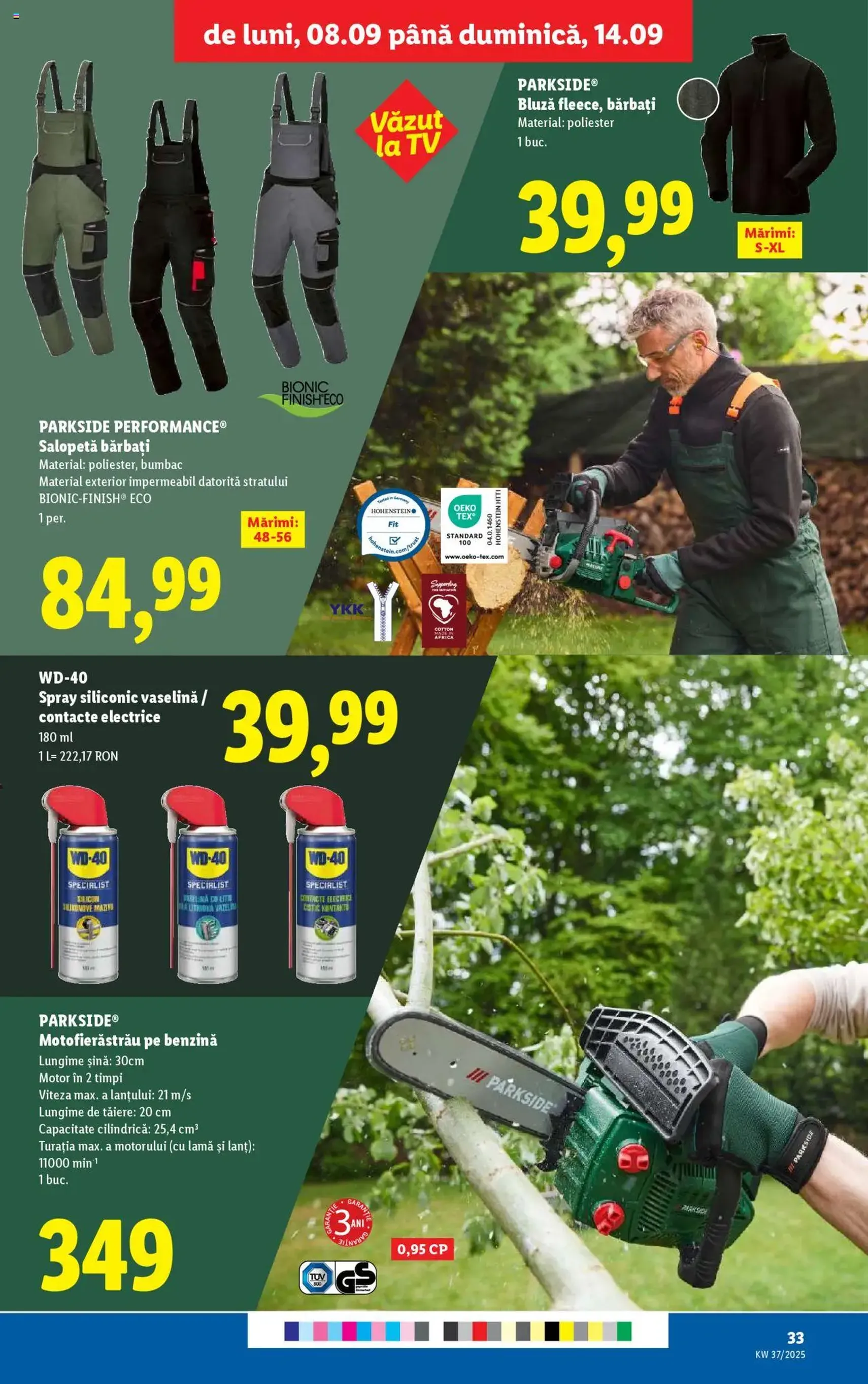 Catalog Lidl - cataloage valabile începând cu 08.09.2025 pagina 33 din 68 Catalog Lidl - cataloage valabile începând cu 08.09.2025 pagina 33 din 68