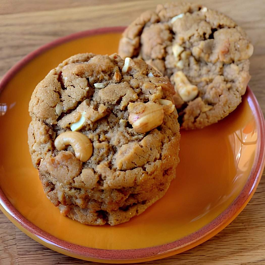 Cookies bez cukru z kešu krému