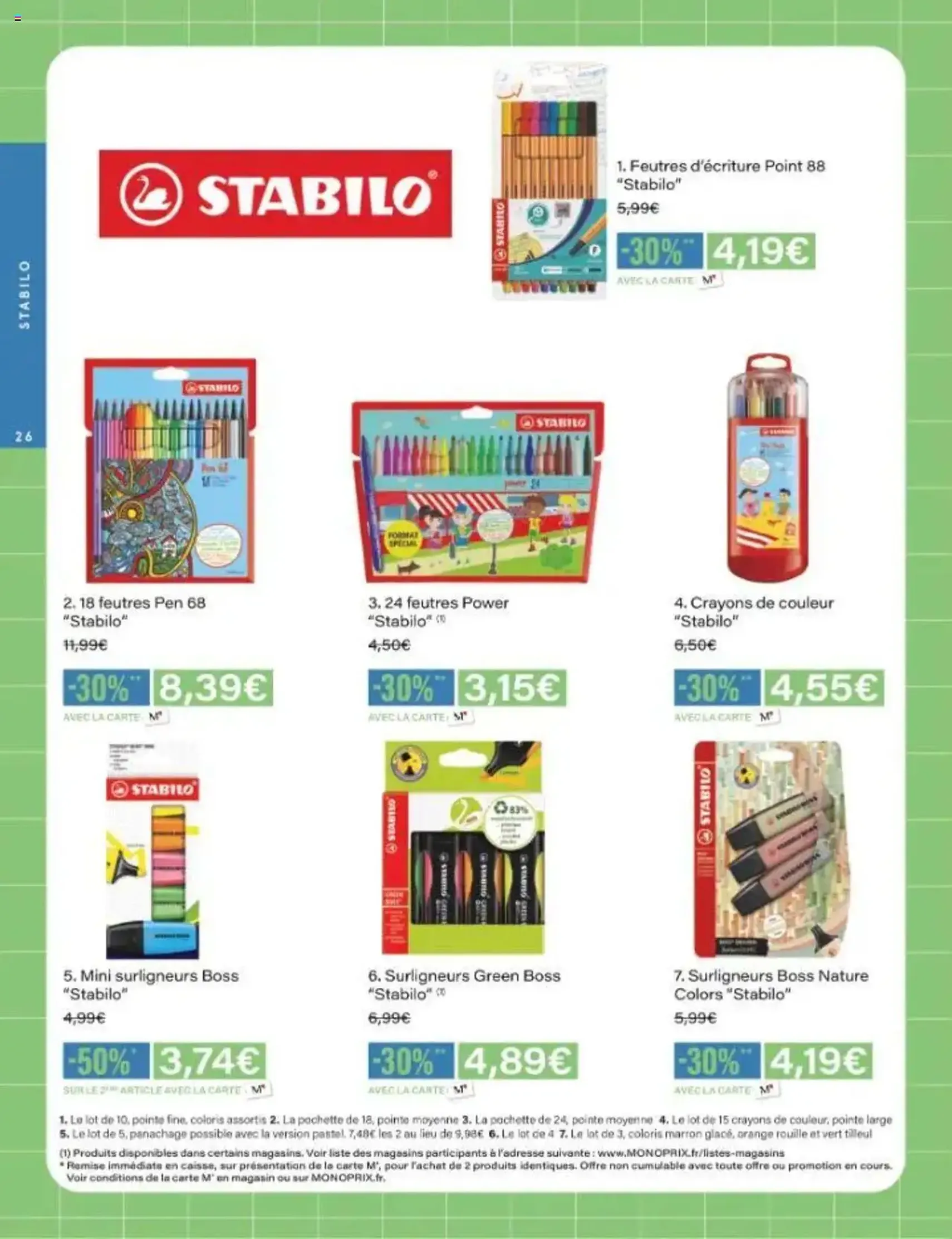 Monoprix catalogue guide de rentrée - brochure valable à partir du 05/08/2025, page 26 sur 42