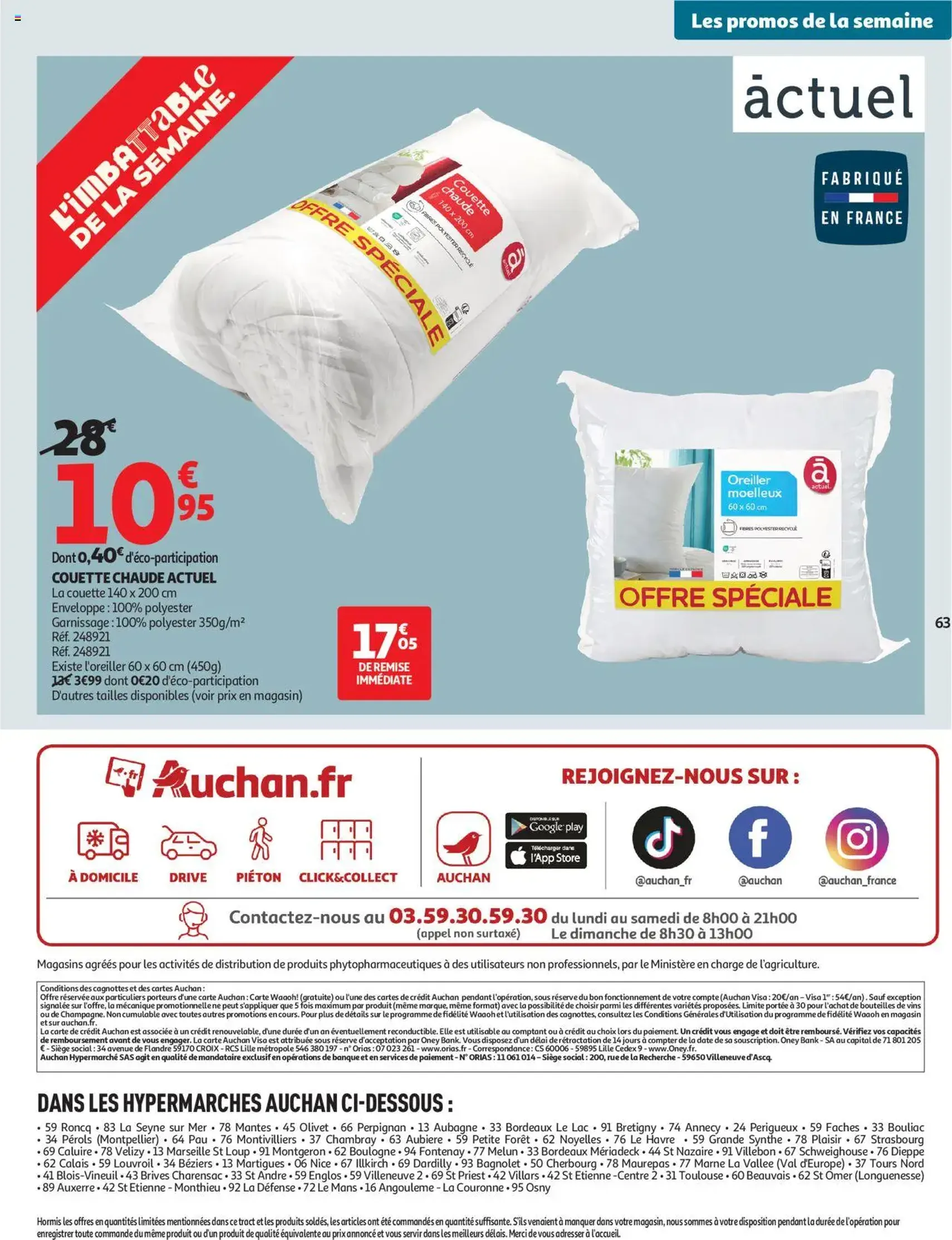 Auchan prospectus - brochure valable à partir du 07/10/2025, page 63 sur 66