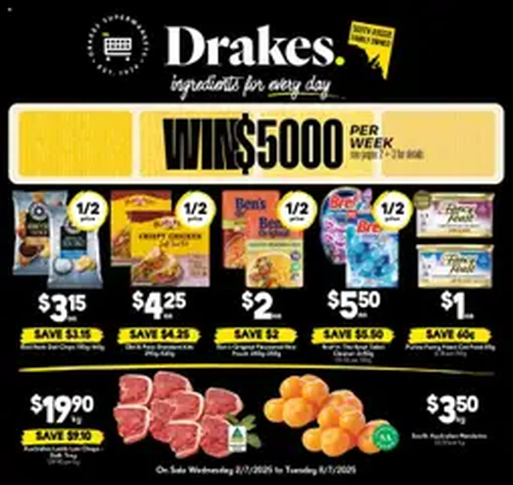 Drakes Catalogue SA - valid flyer from 02/07/2025, page 1 of 1