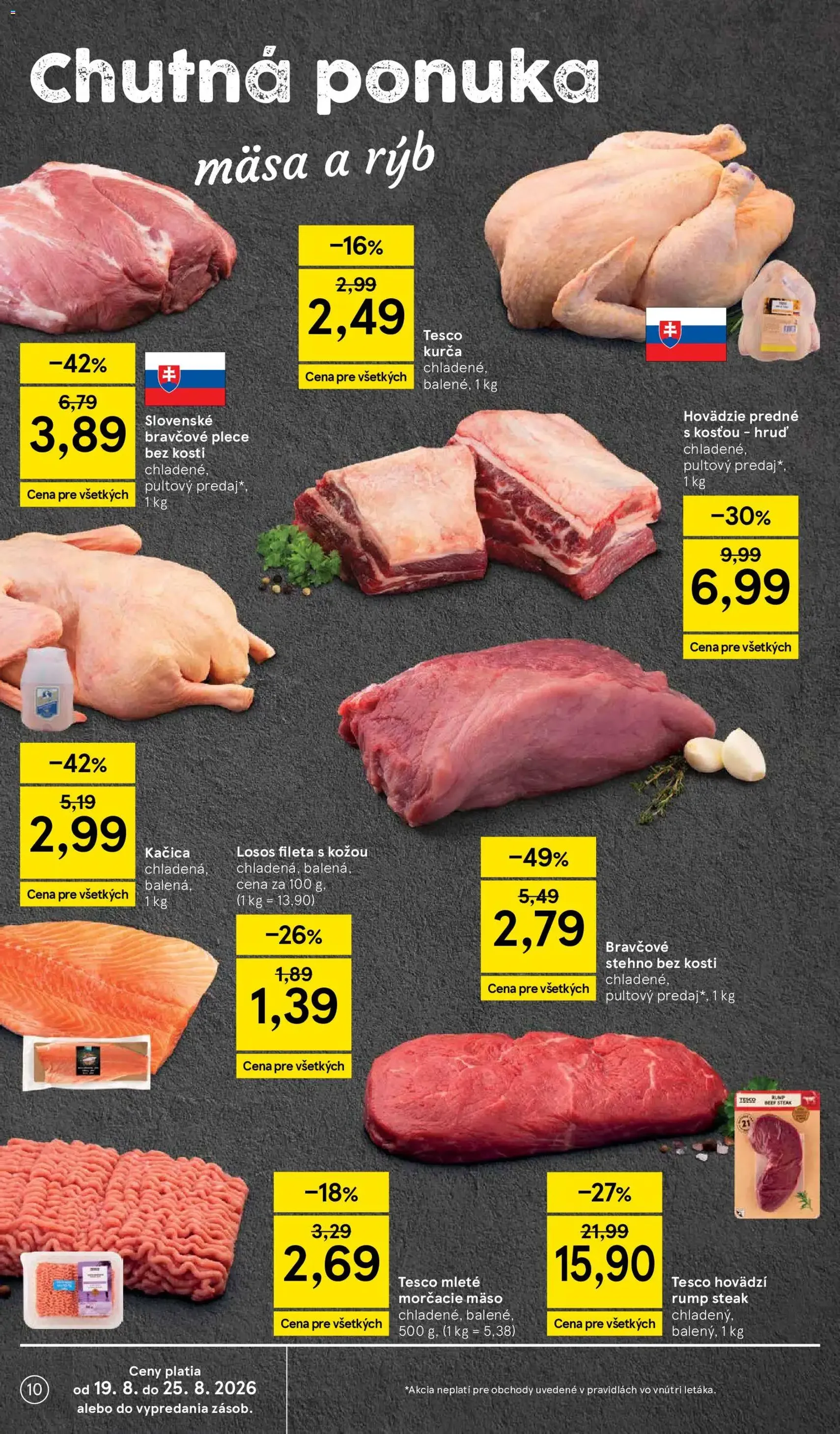 Tesco Hypermarket - leták - platný leták od 19.08.2026 strana 10 z 50