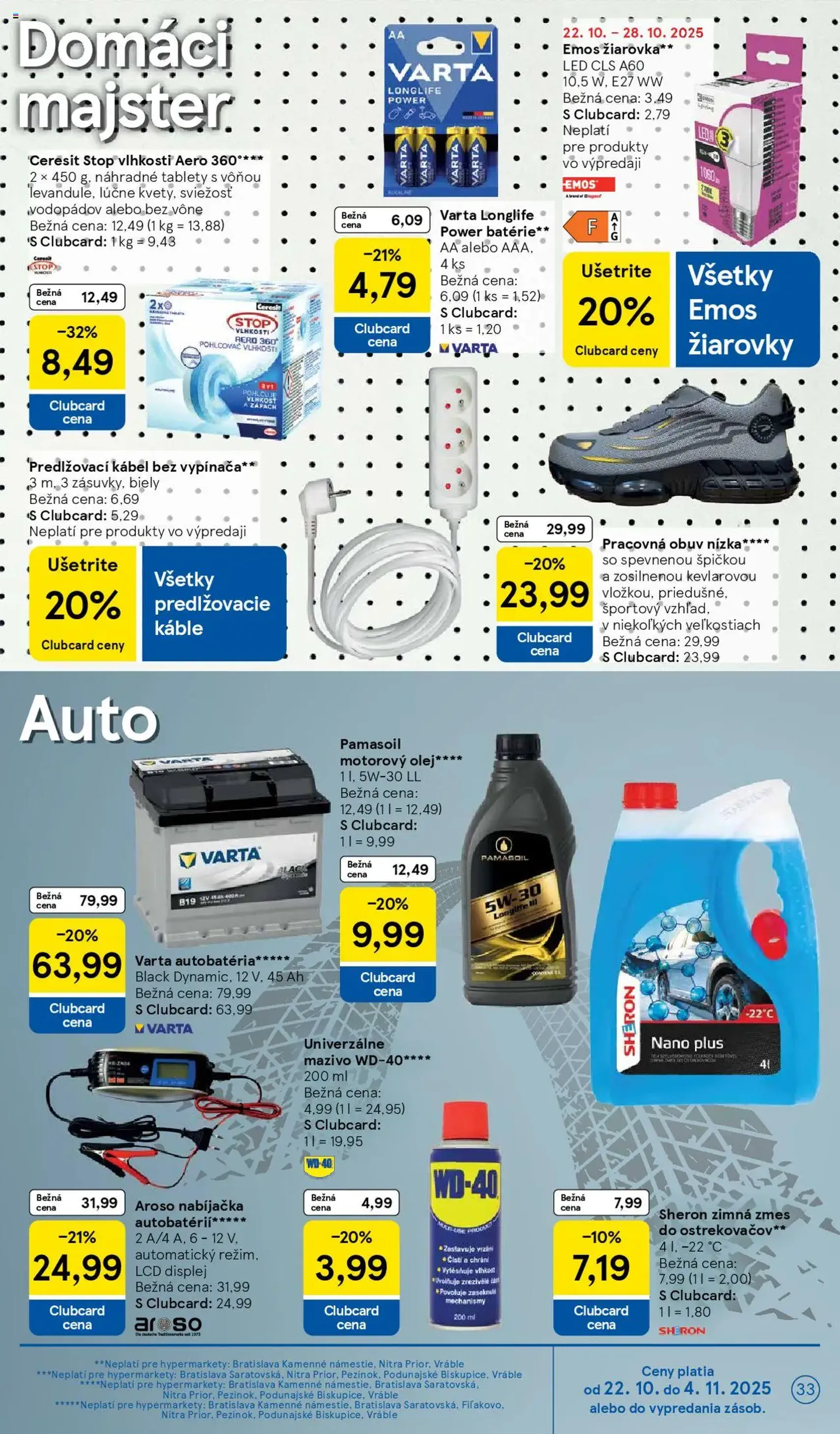Tesco Hypermarket - leták - platný leták od 22.10.2025 strana 33 z 40 Tesco Hypermarket - leták - platný leták od 22.10.2025 strana 33 z 40