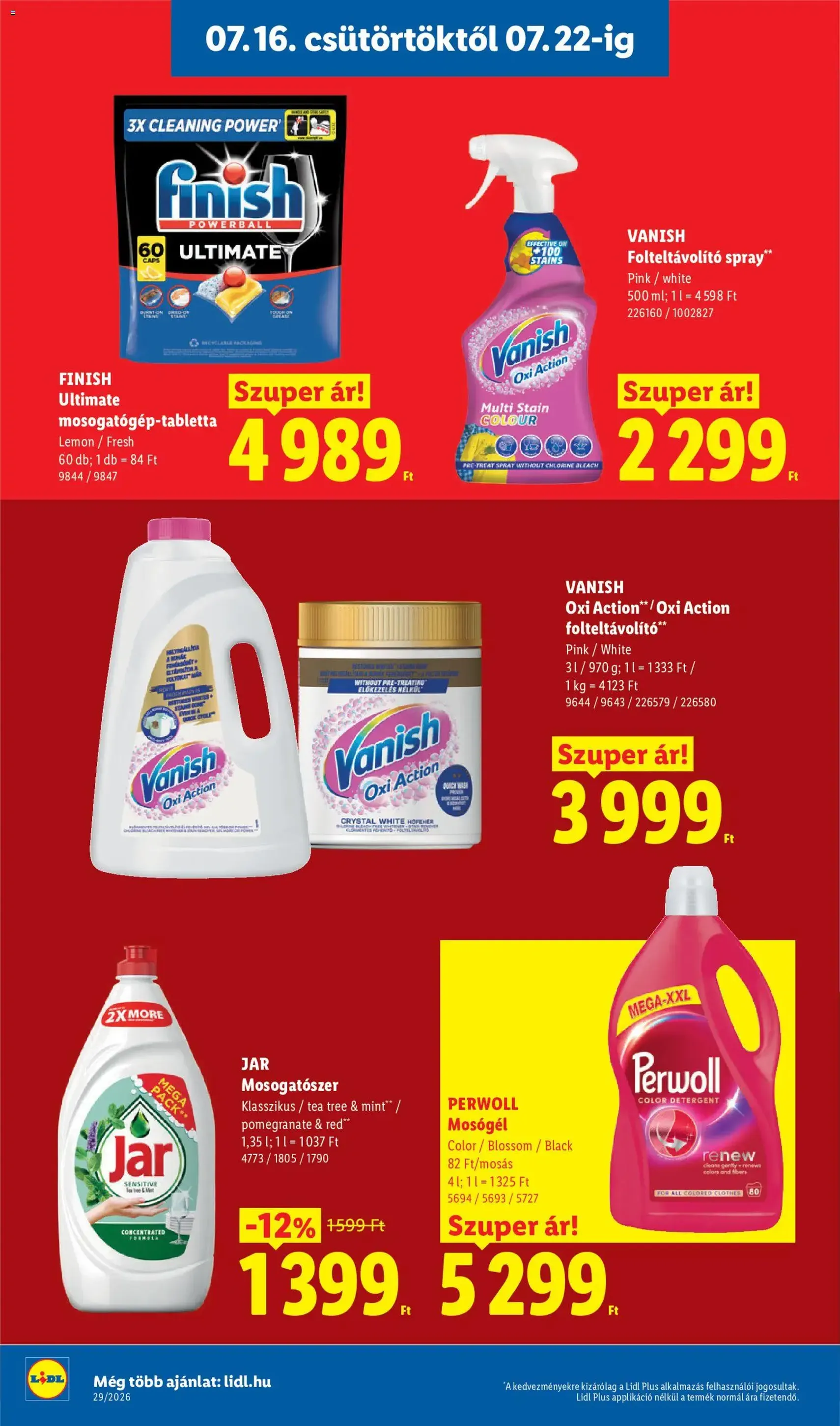 Lidl akciós újság - 2026.07.16. érvényes szórólap 22 oldal 88 oldalból