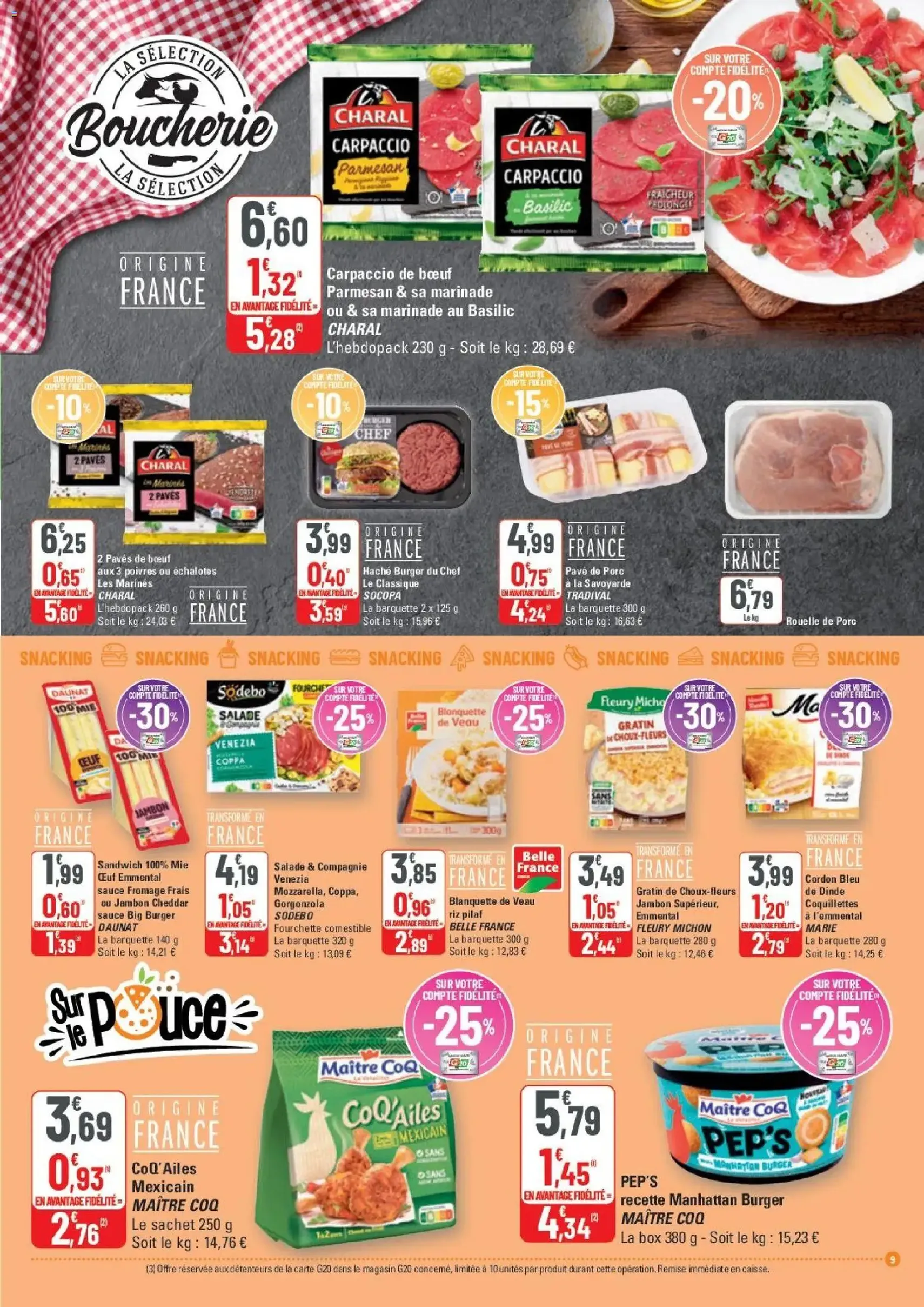 G20 Supermarchés catalogue - brochure valable à partir du 28/01/2026, page 9 sur 20