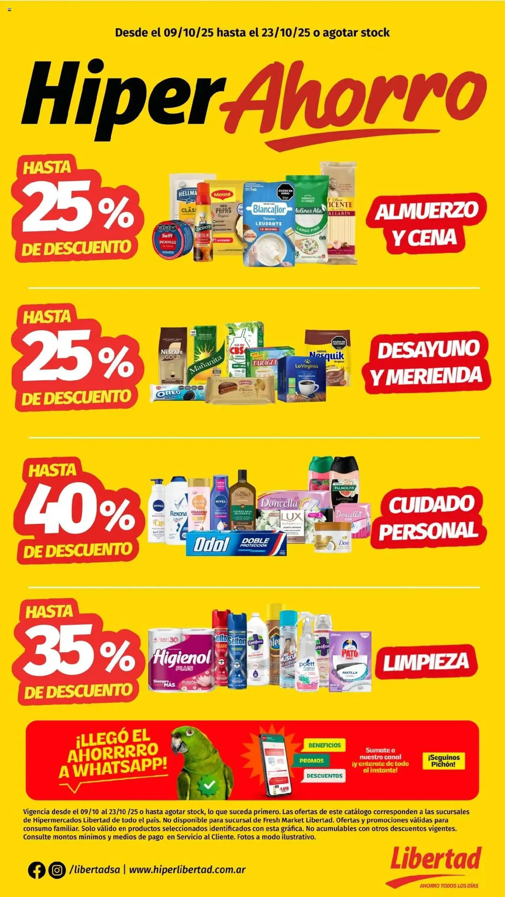 Hipermercado Libertad catálogo - folleto válido desde 09/10/2025 página 1 de 9 Hipermercado Libertad catálogo - folleto válido desde 09/10/2025 página 1 de 9