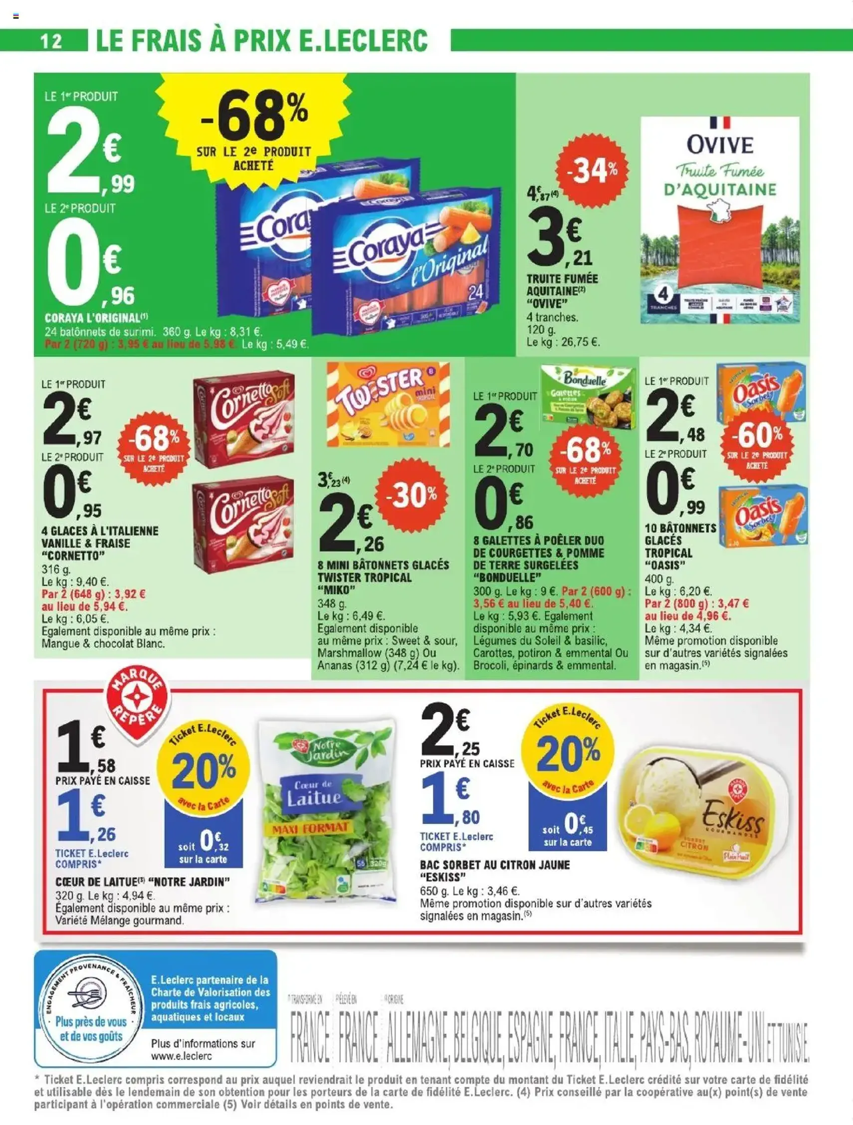 E.Leclerc catalogue semaine 34 - brochure valable à partir du 12/08/2025, page 12 sur 40
