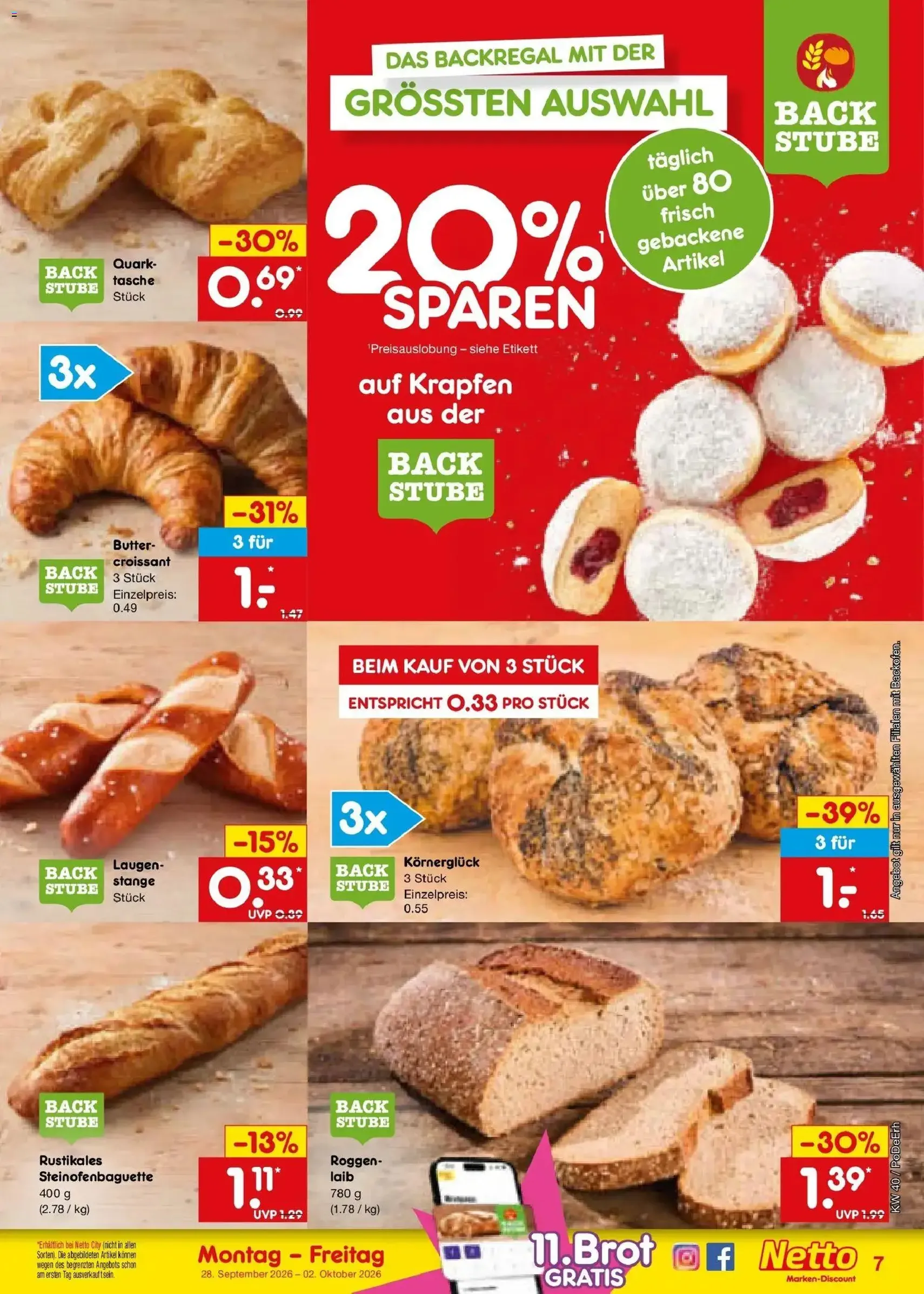 Netto Marken-Discount Prospekt - Gültiger Prospekt ab 28.09.2026, Seite 7 von insgesamt 72