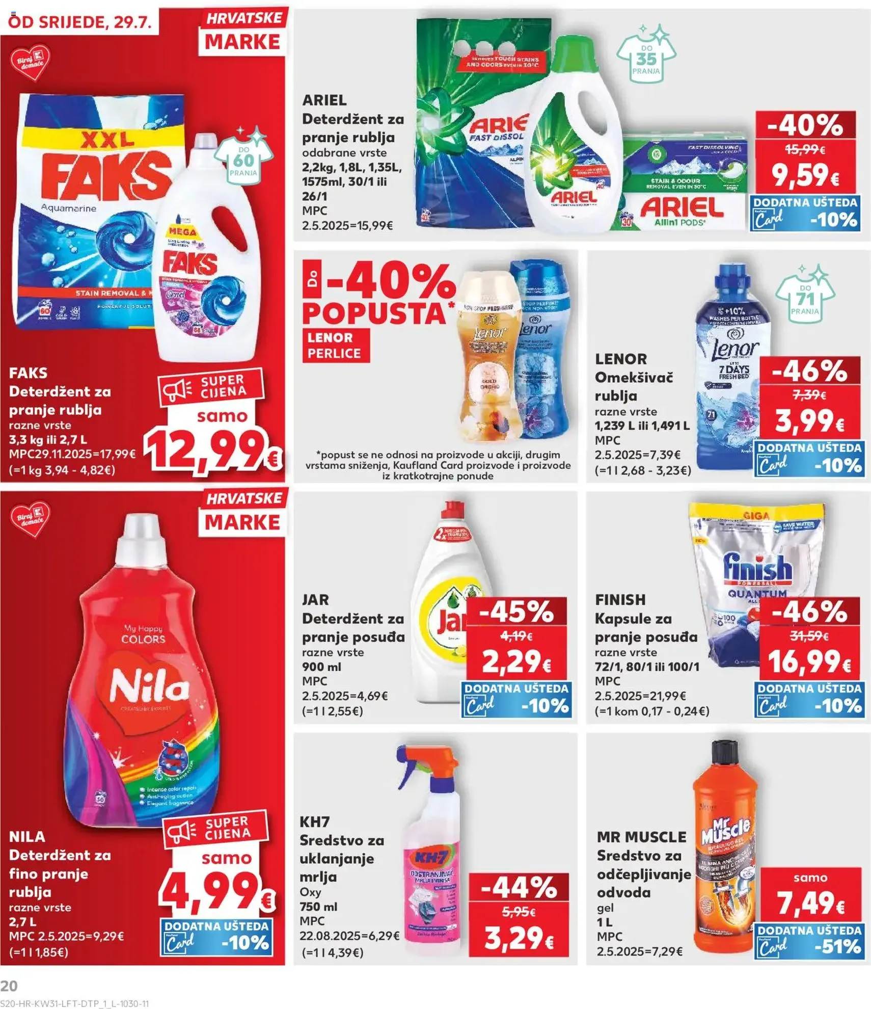 Kaufland HR akciós újság - 2026.07.29. érvényes szórólap 20 oldal 32 oldalból