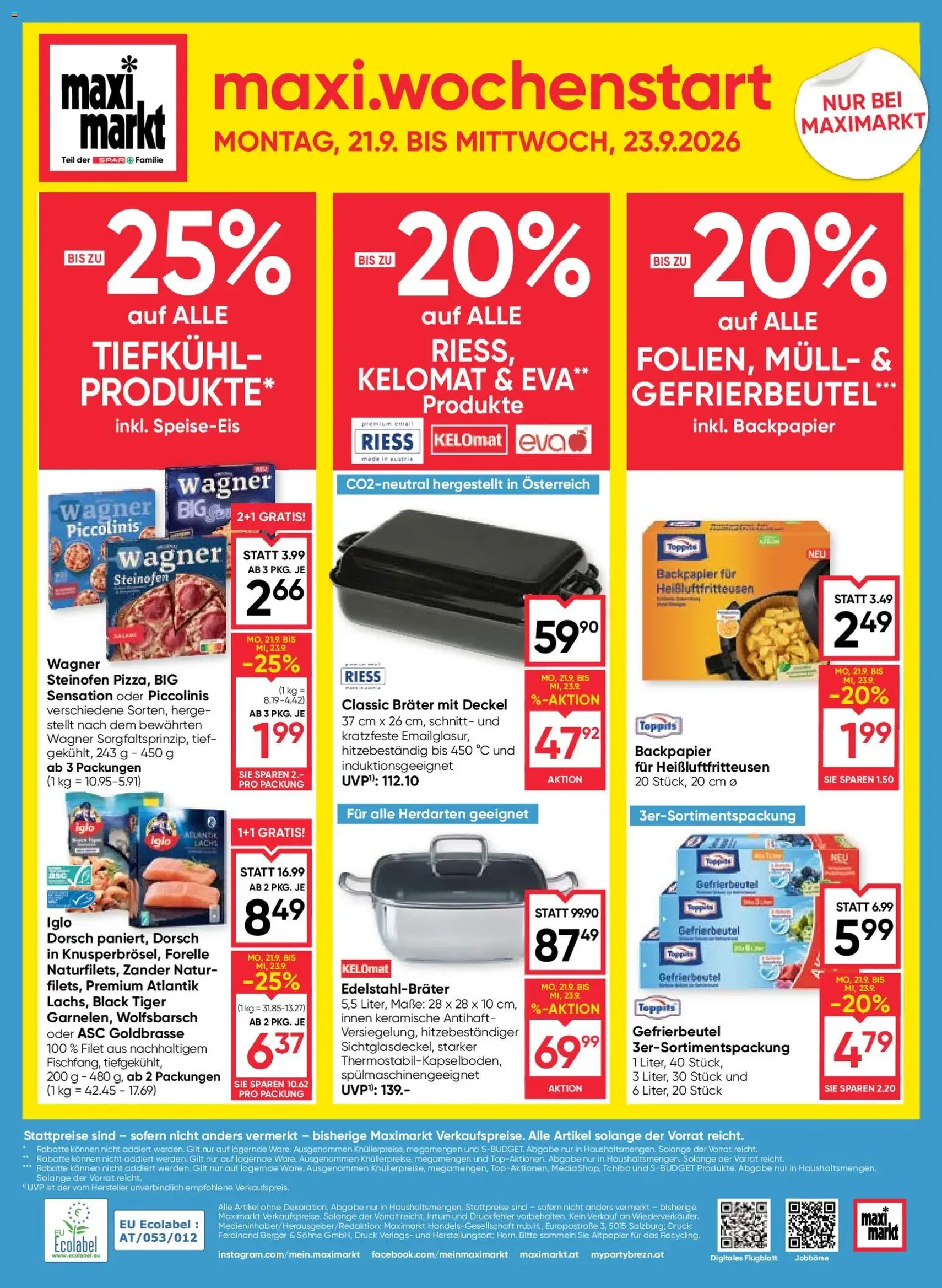 Maximarkt Flugblatt - Gültiger Prospekt ab 17.09.2026, Seite 24 von insgesamt 24