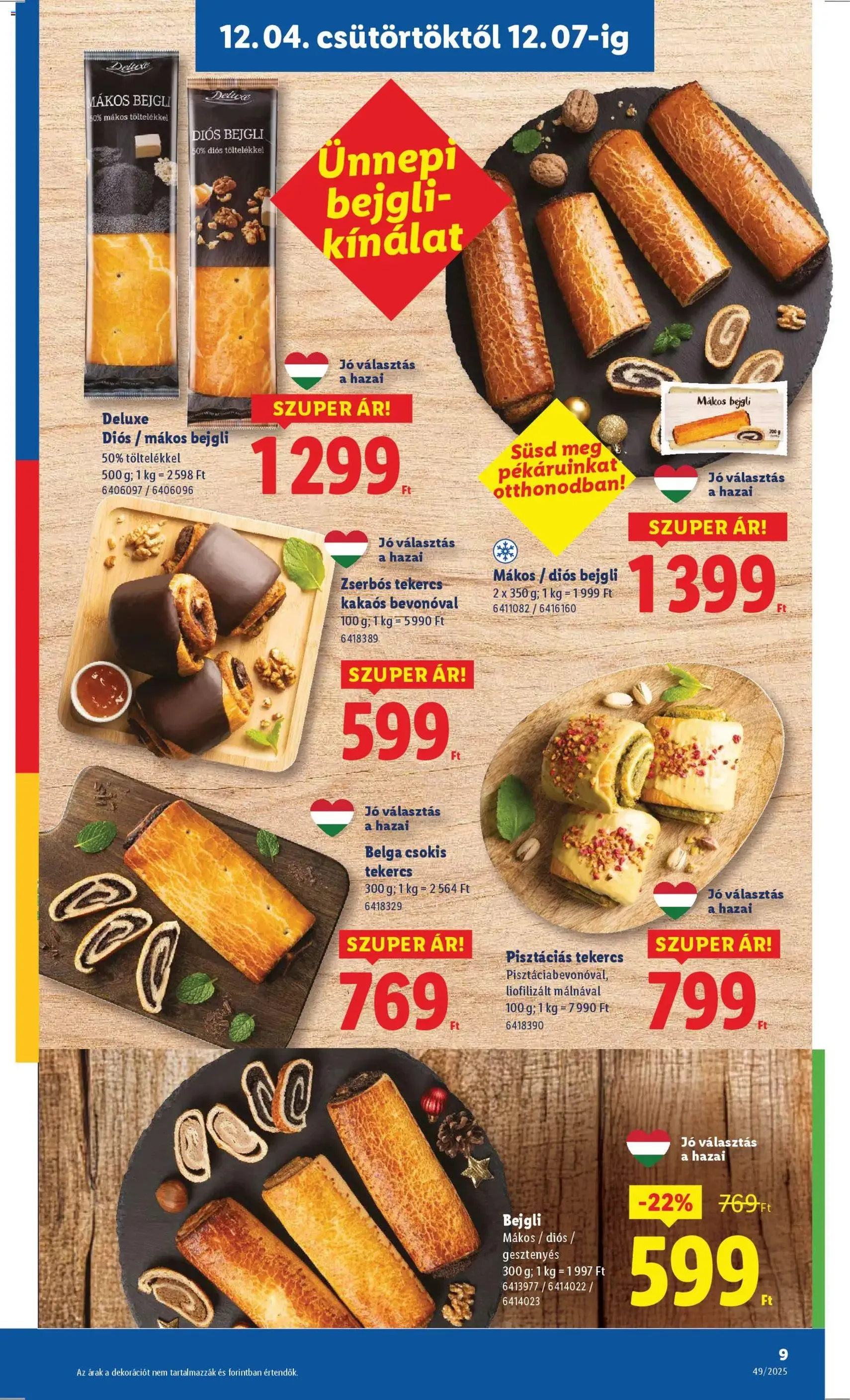 Lidl Akciós újság - 2025.12.04. érvényes szórólap 9 oldal 62 oldalból