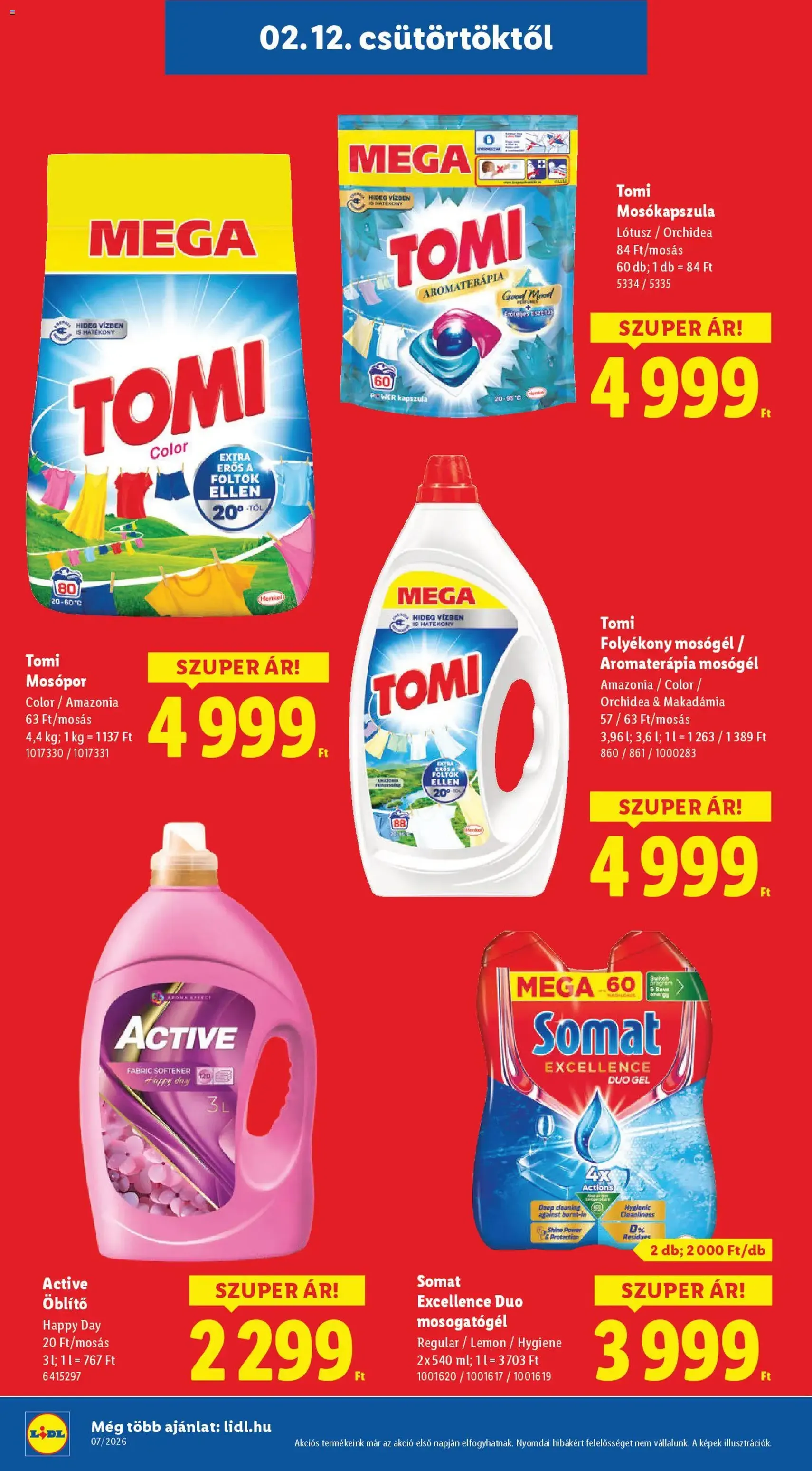 Lidl Akciós újság - 2026.02.12. érvényes szórólap 16 oldal 62 oldalból