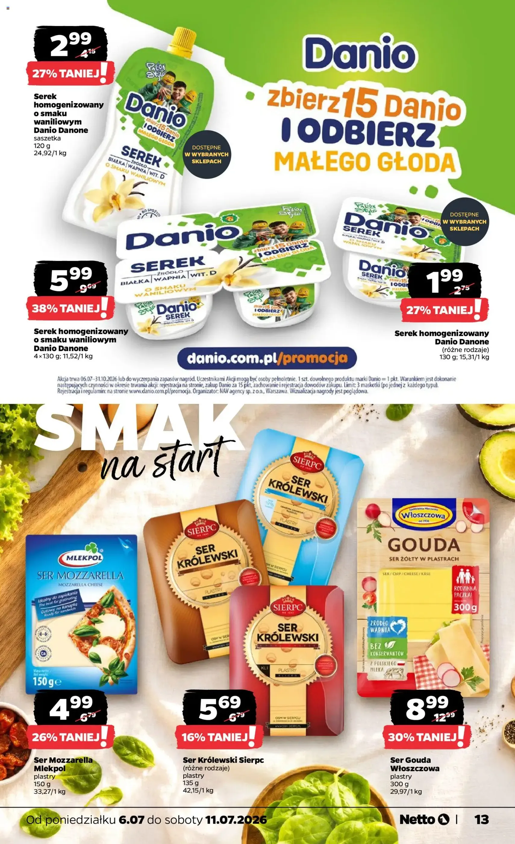 Netto gazetka od poniedziałku spożywcza - ważny gazetka od 06.07.2026 strona 13 z 35