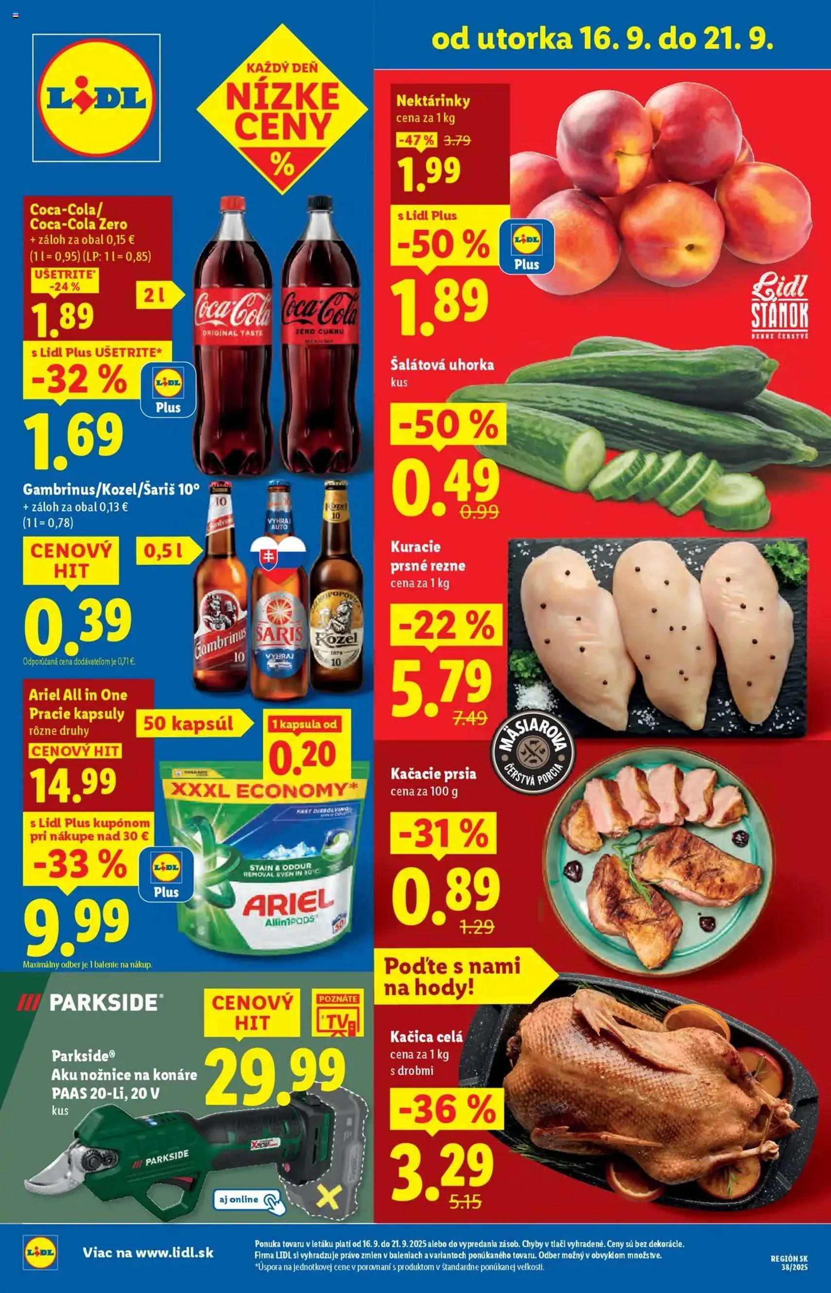 Lidl leták - platný leták od 16.09.2025 strana 1 z 111 Lidl leták - platný leták od 16.09.2025 strana 1 z 111