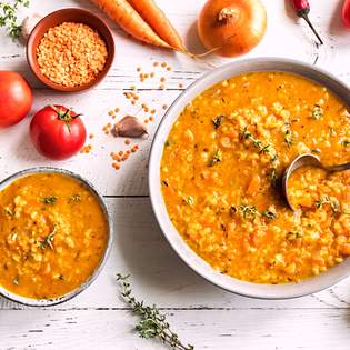 Recipe preview Soup with lentils