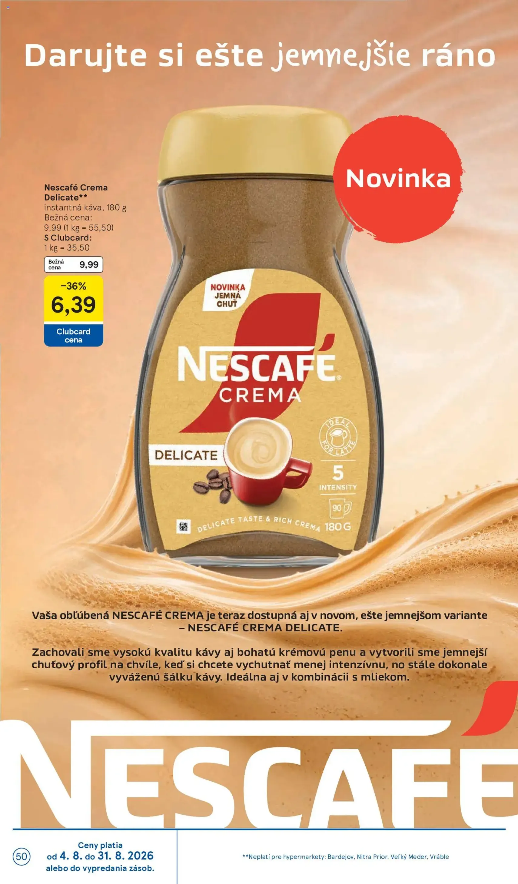 Tesco Hypermarket - leták - platný leták od 05.08.2026 strana 50 z 52