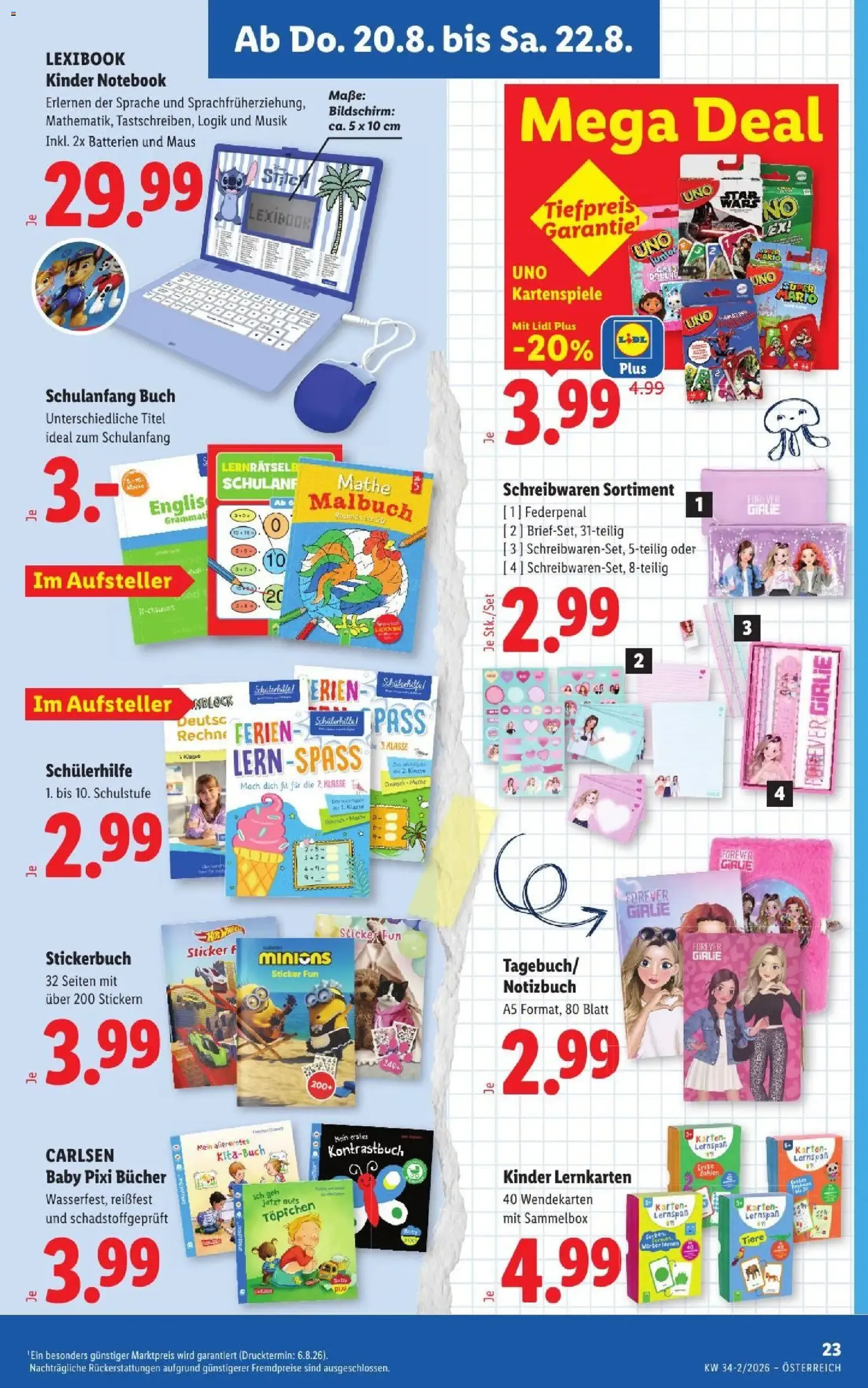 Lidl - Flugblatt - Gültiger Prospekt ab 20.08.2026, Seite 27 von insgesamt 55
