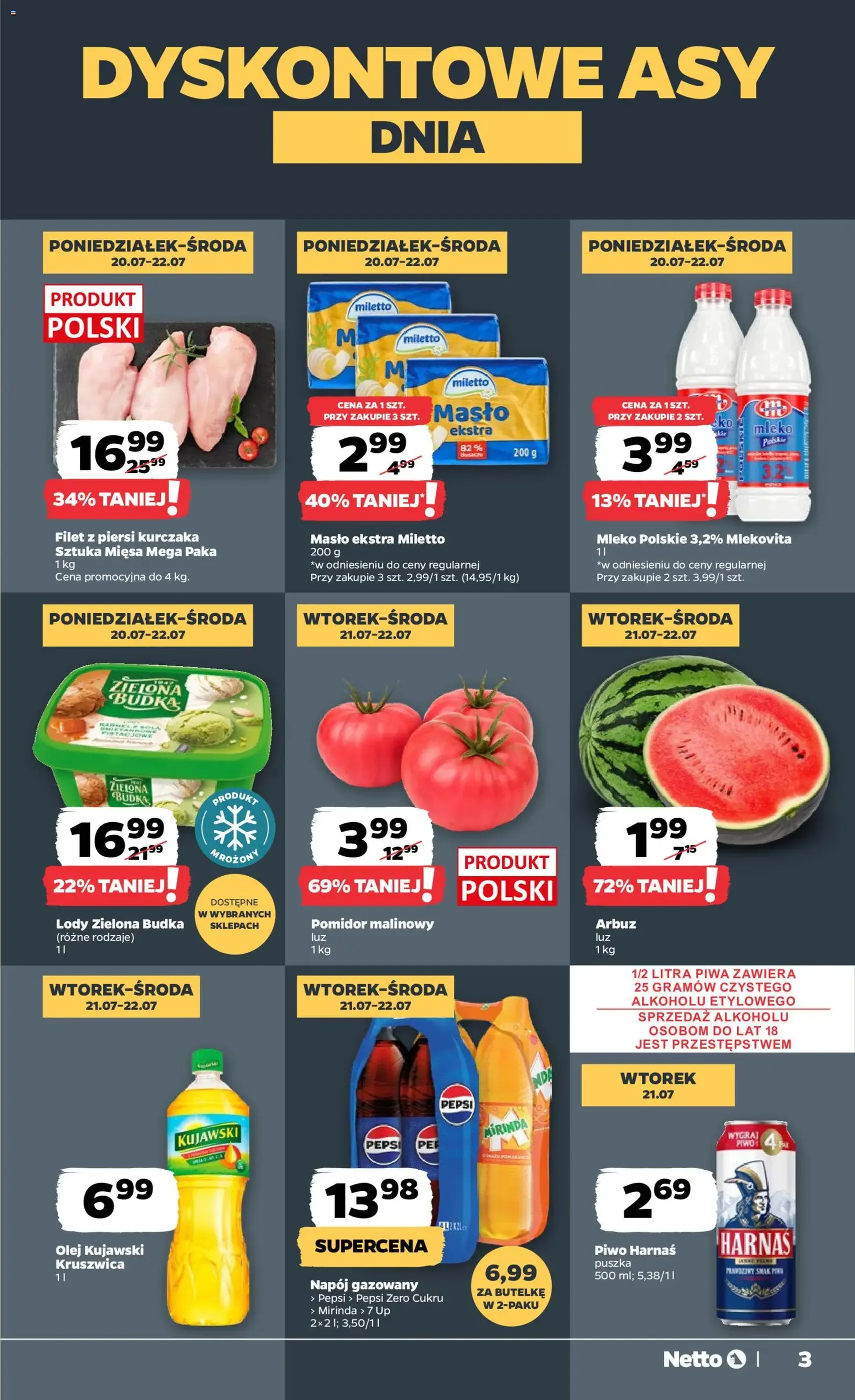 Netto gazetka od poniedziałku - ważny gazetka od 20.07.2026 strona 3 z 33