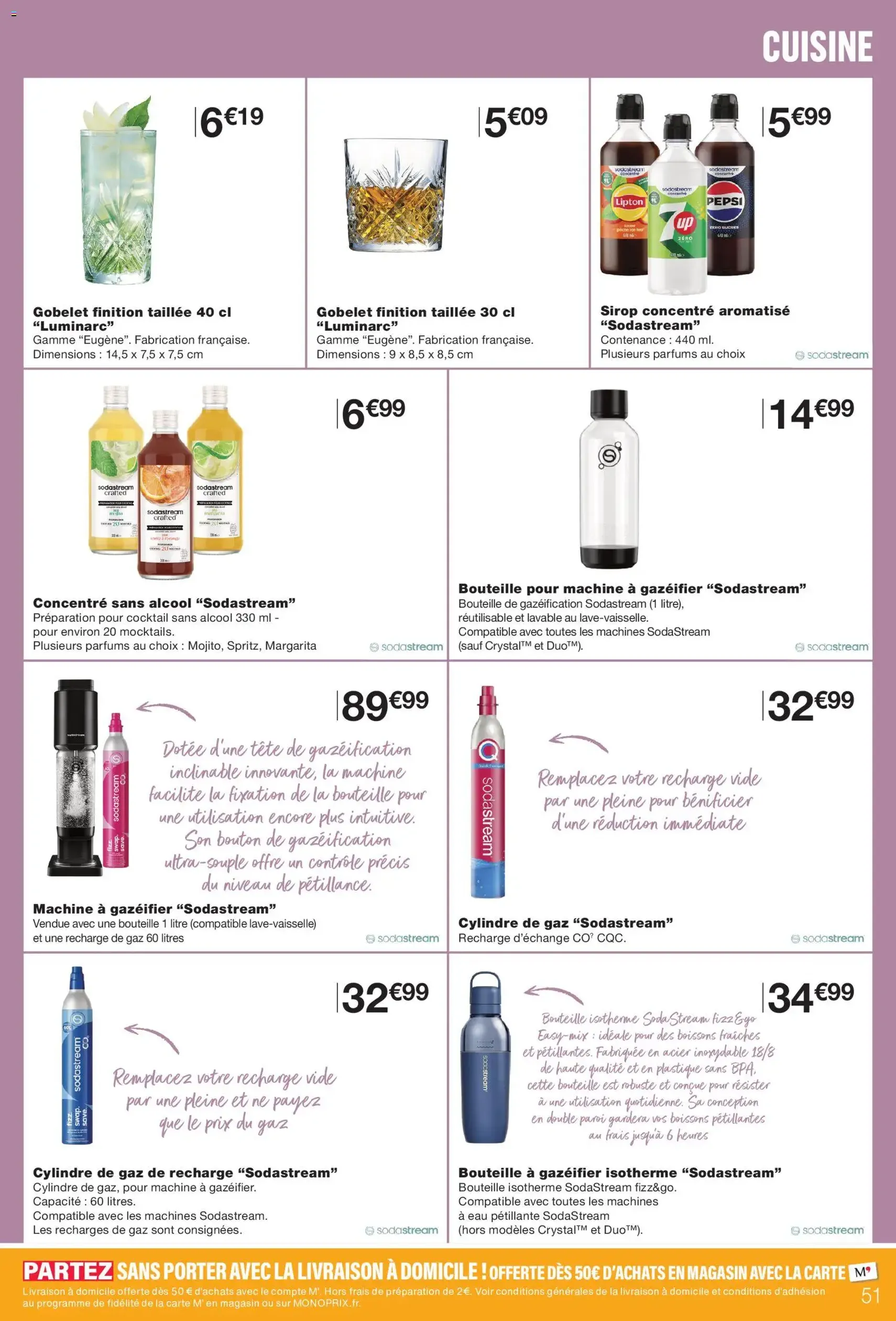 Monoprix catalogue - brochure valable à partir du 28/07/2026, page 51 sur 52