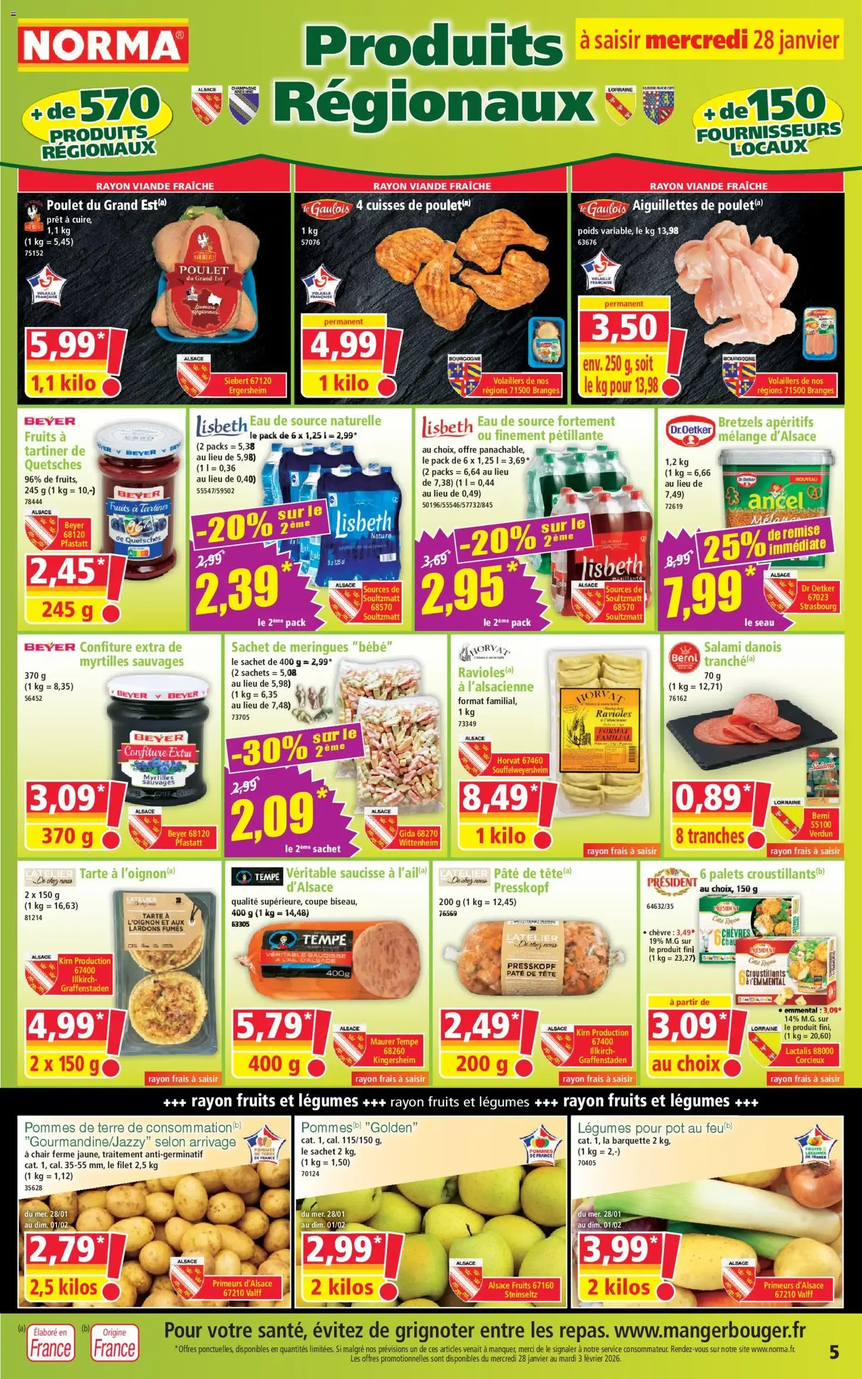 Norma catalogue - brochure valable à partir du 28/01/2026, page 5 sur 14