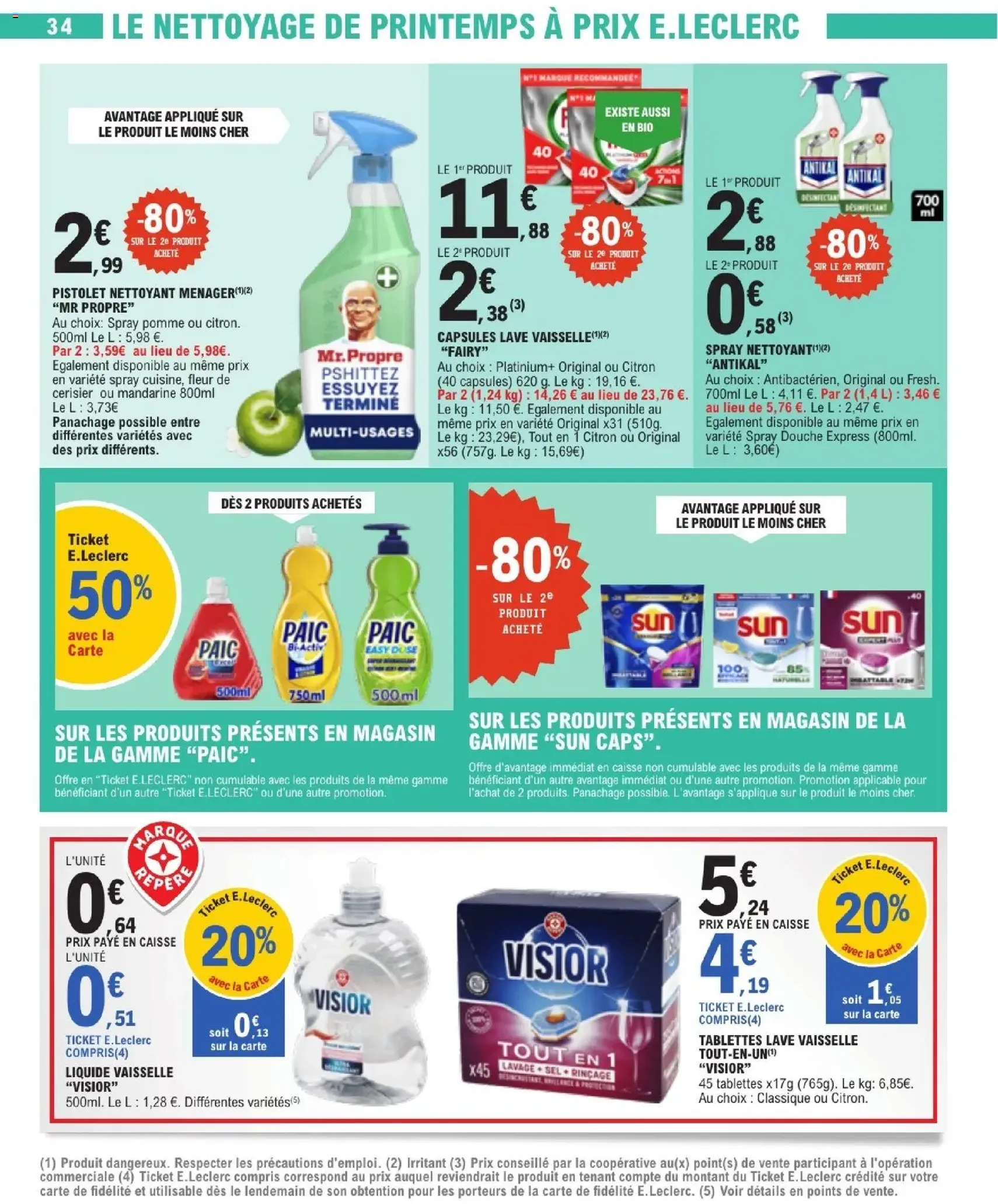 E.Leclerc catalogue semaine 11 - brochure valable à partir du 10/03/2026, page 34 sur 56