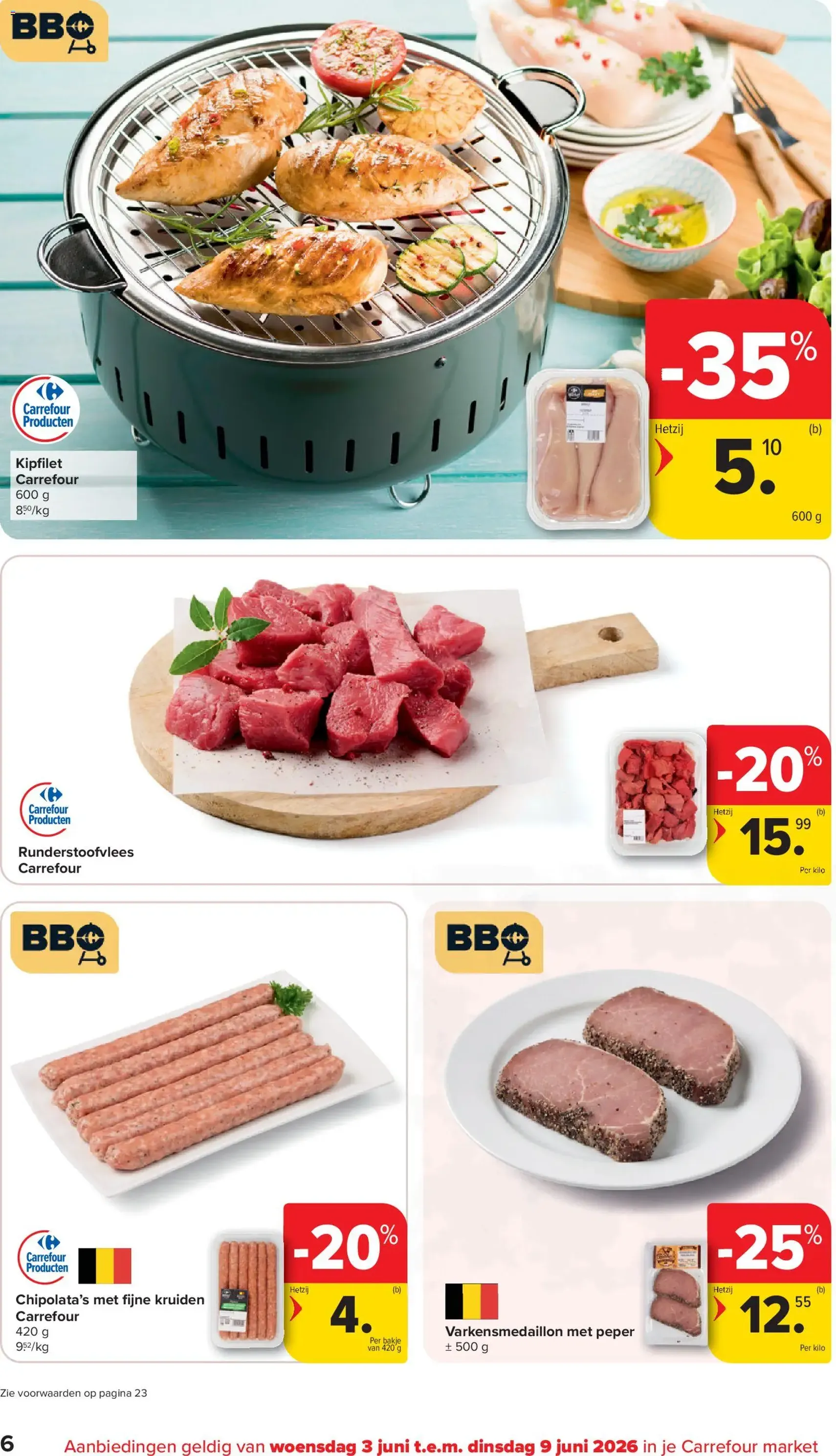 Carrefour market folder week 23 - geldige folder vanaf 03/06/2026 pagina 6 van 24