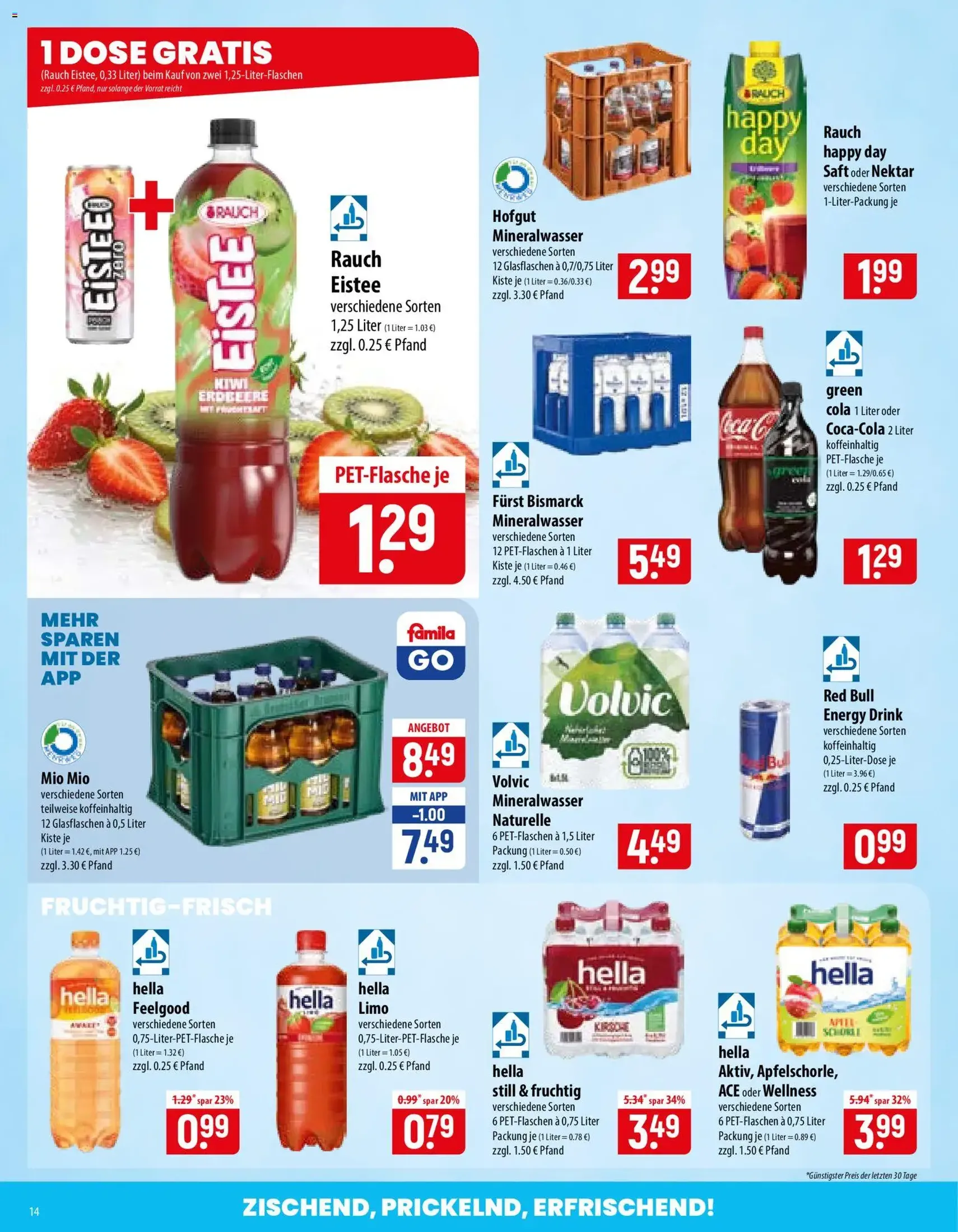 Famila Prospekt - Gültiger Prospekt ab 27.07.2026, Seite 14 von insgesamt 24