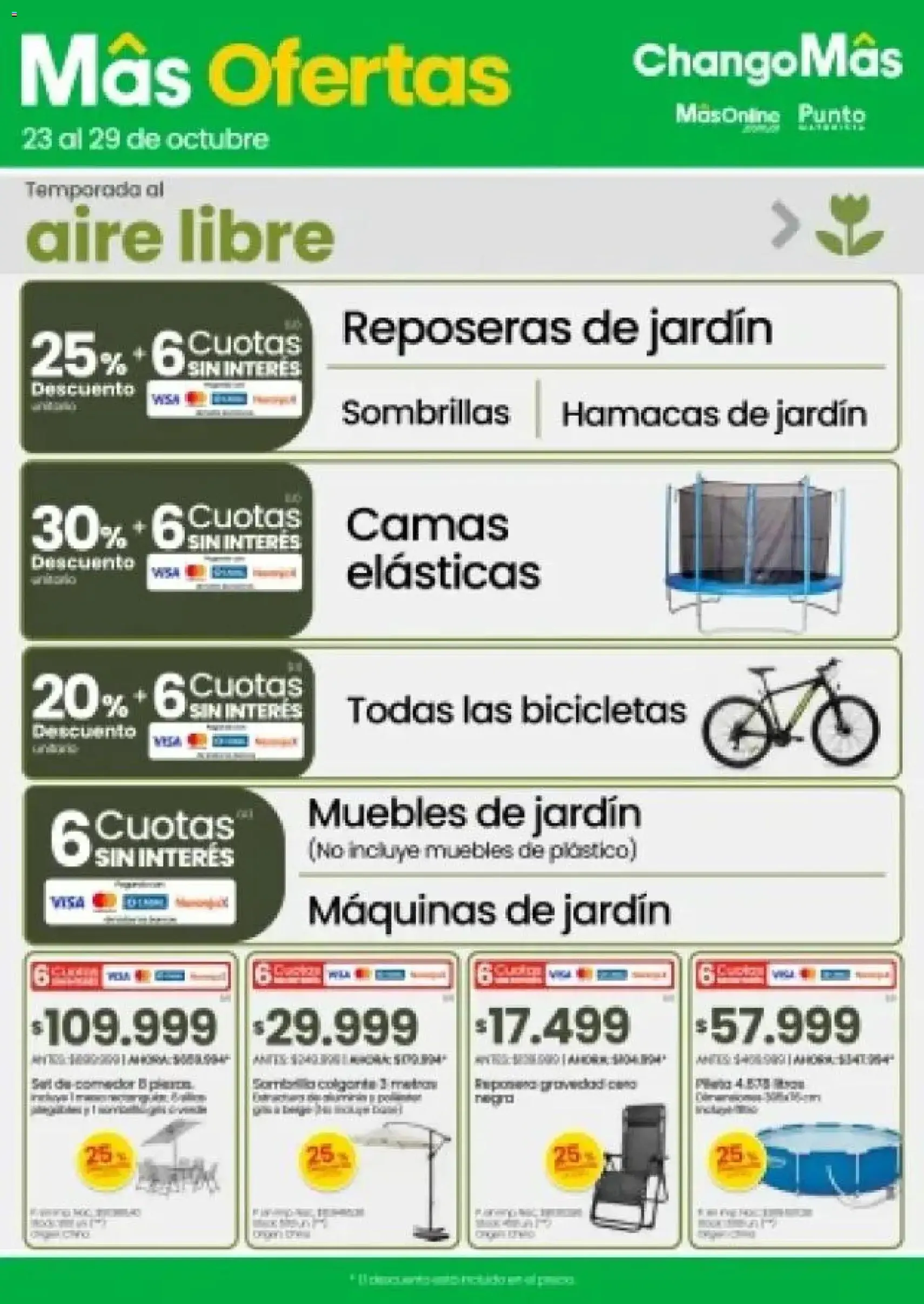 Changomas ofertas - folleto válido desde 23/10/2025 página 3 de 13 Changomas ofertas - folleto válido desde 23/10/2025 página 3 de 13