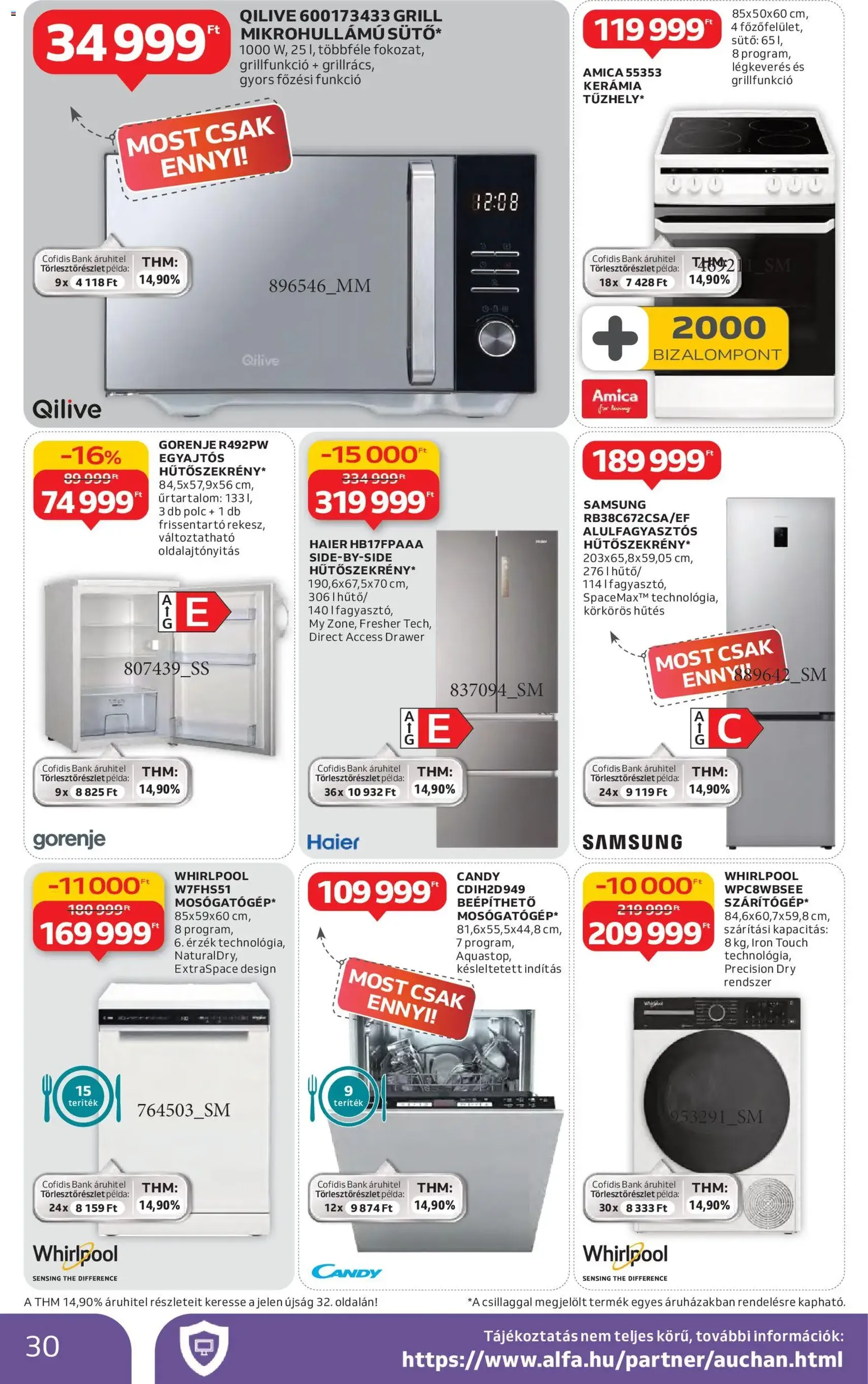 Auchan - Heti Hipermarket ajánlataink - 2026.01.29. érvényes szórólap 30 oldal 38 oldalból