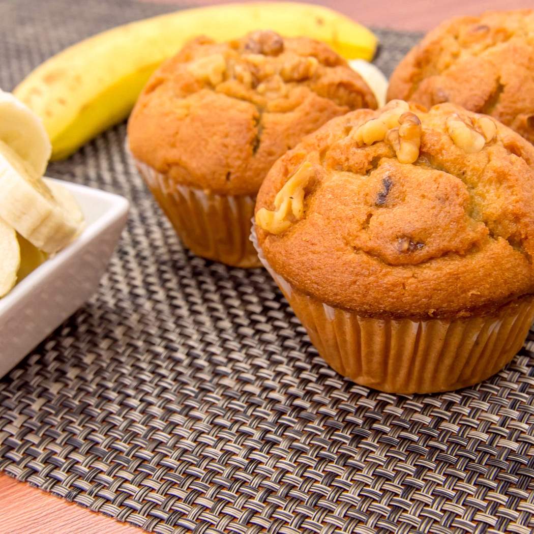 Bananové muffiny