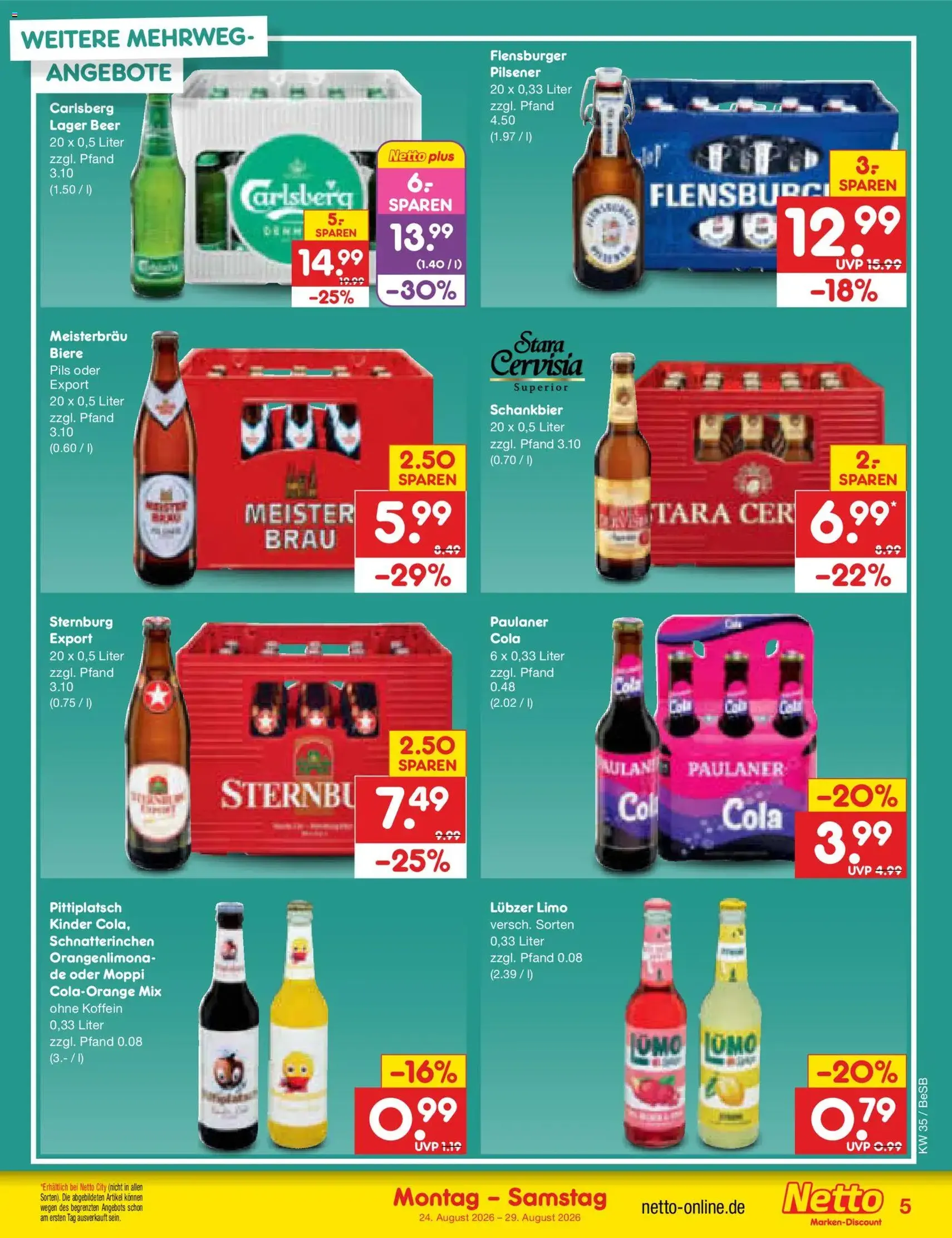 Netto Marken-Discount Prospekt - Gültiger Prospekt ab 24.08.2026, Seite 5 von insgesamt 68