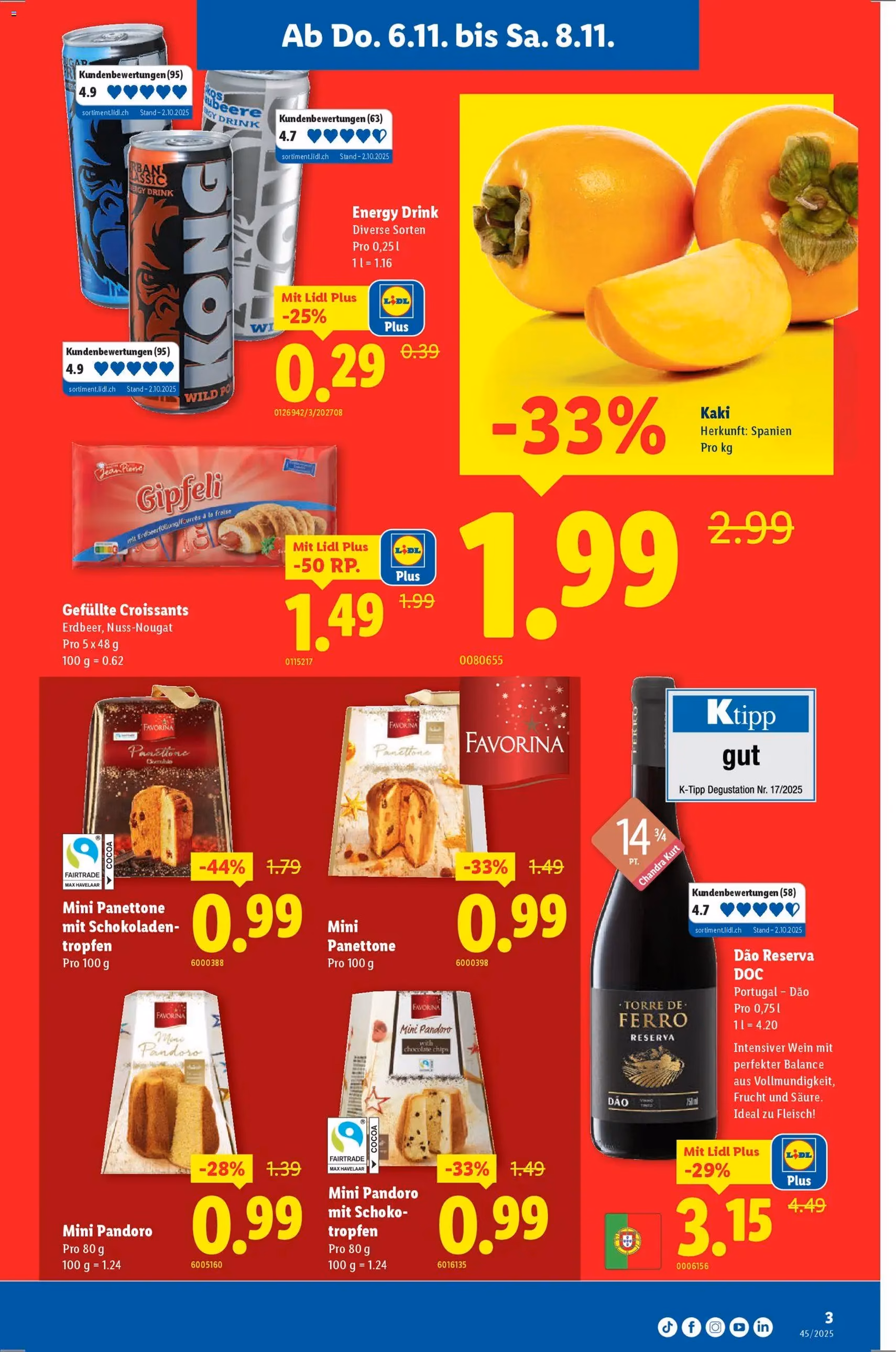 Lidl Aktionen - Gültiger Prospekt ab 06.11.2025, Seite 3 von insgesamt 32