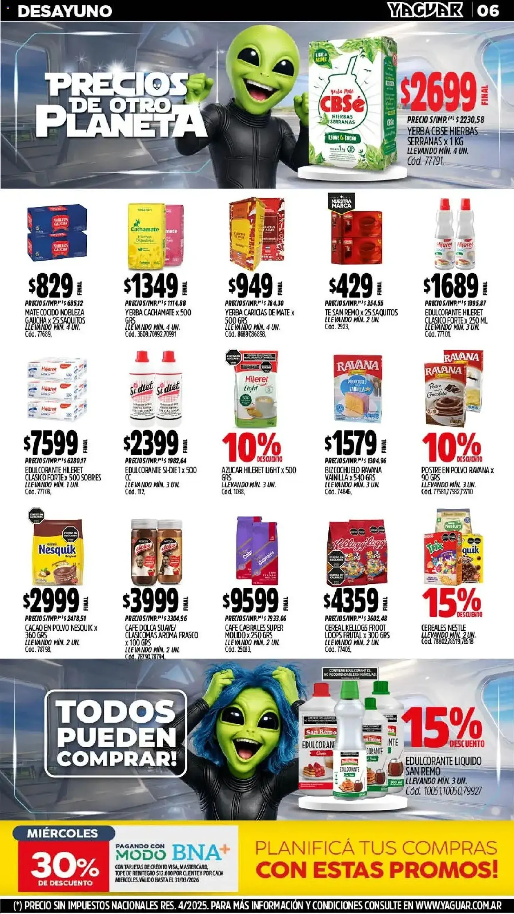 Yaguar catálogo - folleto válido desde 02/03/2026 página 6 de 17