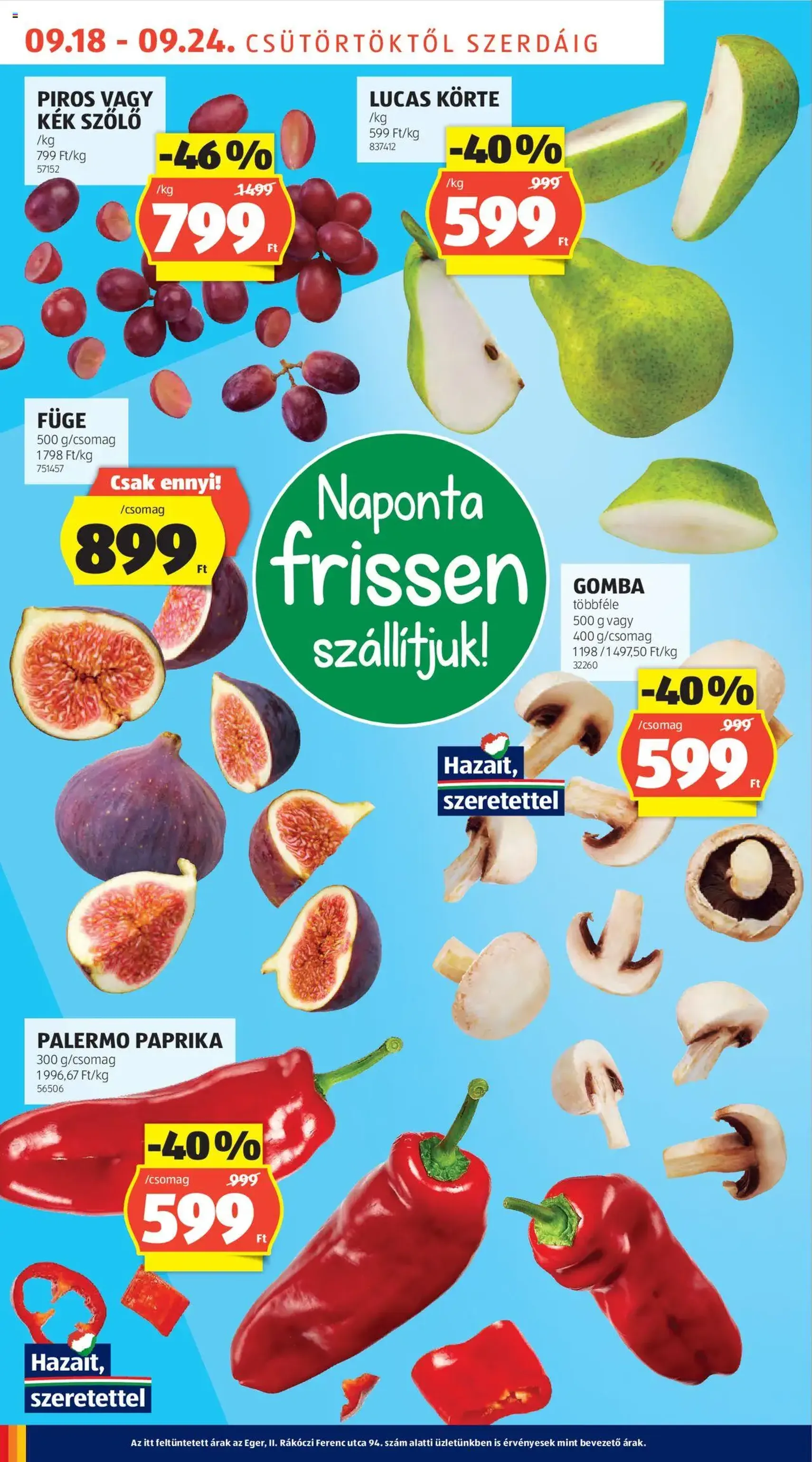 Aldi Akciós újság - 2025.09.18. érvényes szórólap 6 oldal 41 oldalból Aldi Akciós újság - 2025.09.18. érvényes szórólap 6 oldal 41 oldalból
