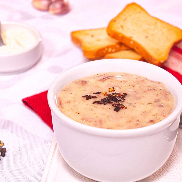 Weihnachtssuppe mit Pflaumen Rezept